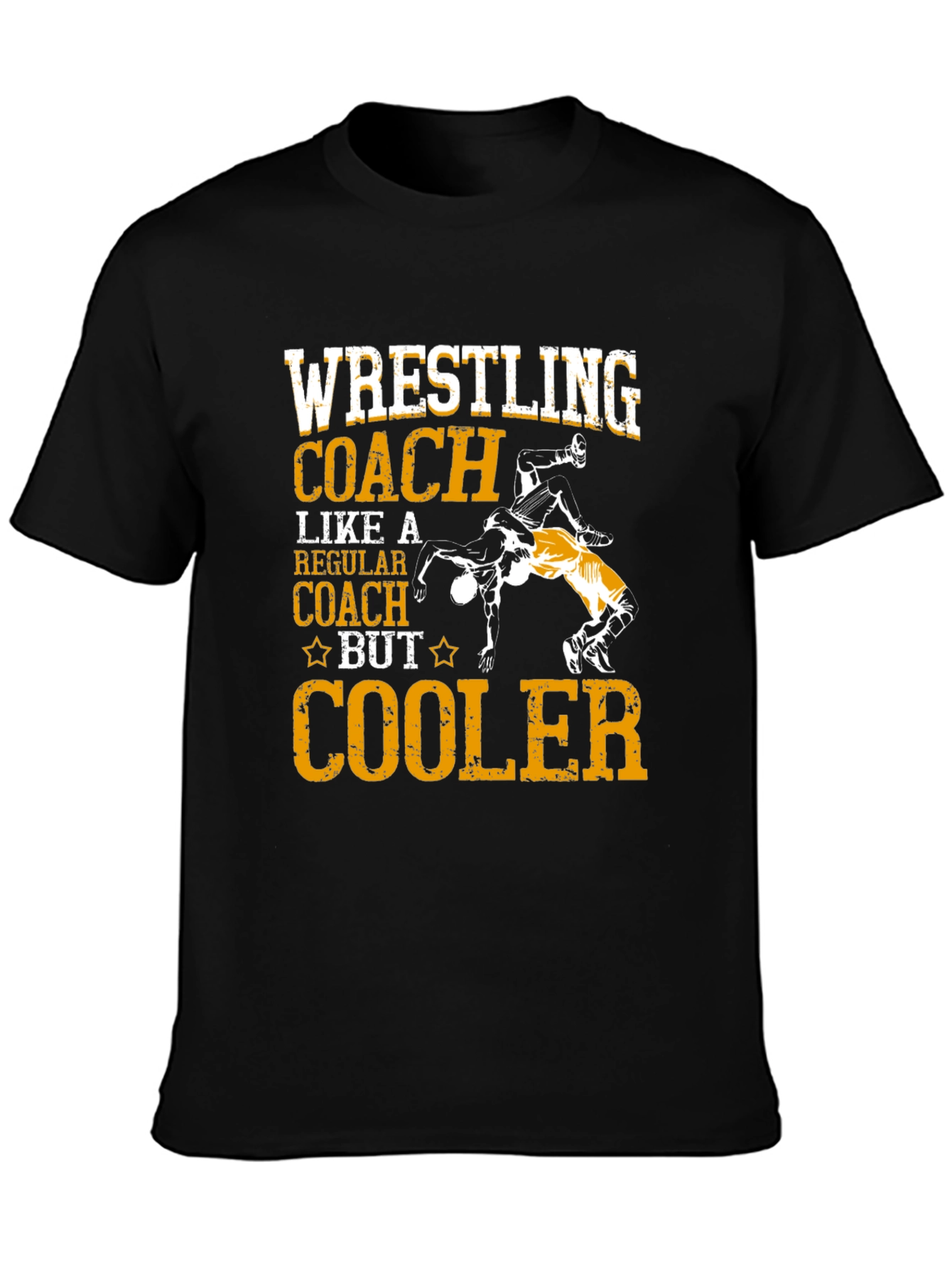 Wrestling Coach T-Shirt - Cooler Design