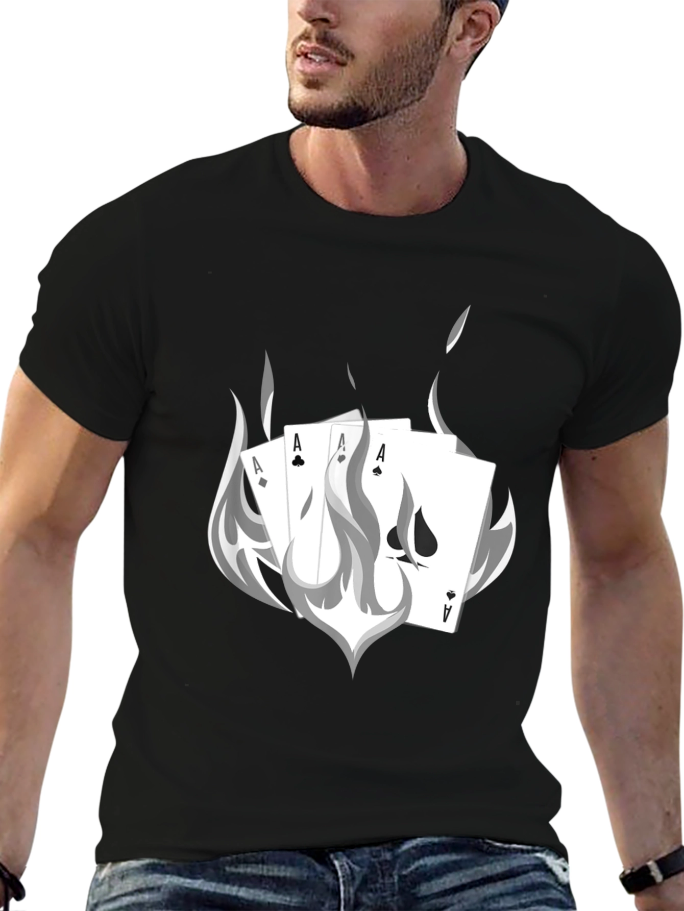 Ace in the Hole Black T-Shirt