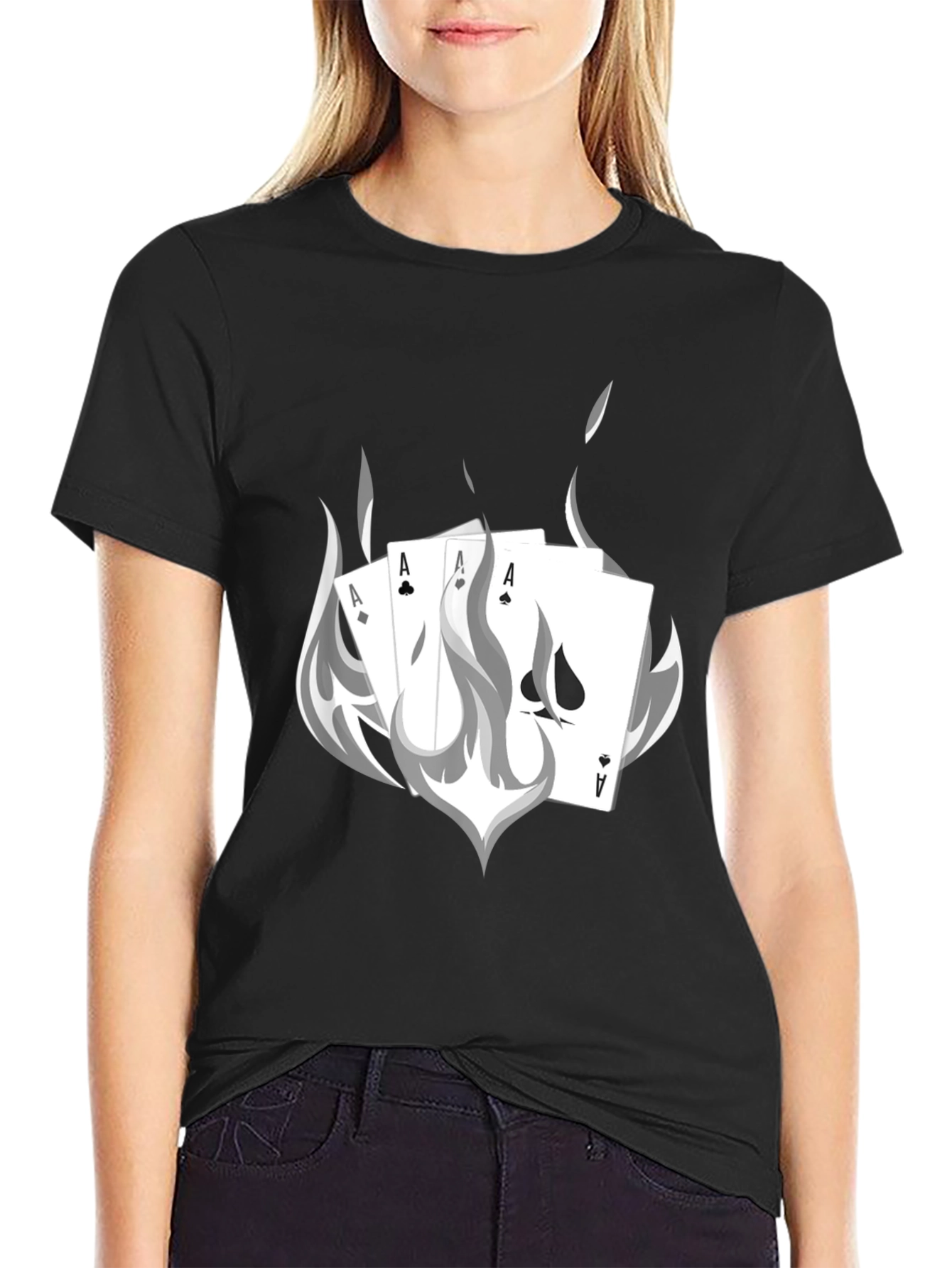 Ace in the Hole Black T-Shirt