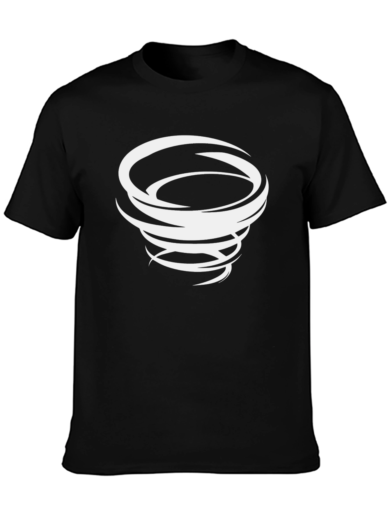 Tornado Graphic Tee - Black Cotton Blend