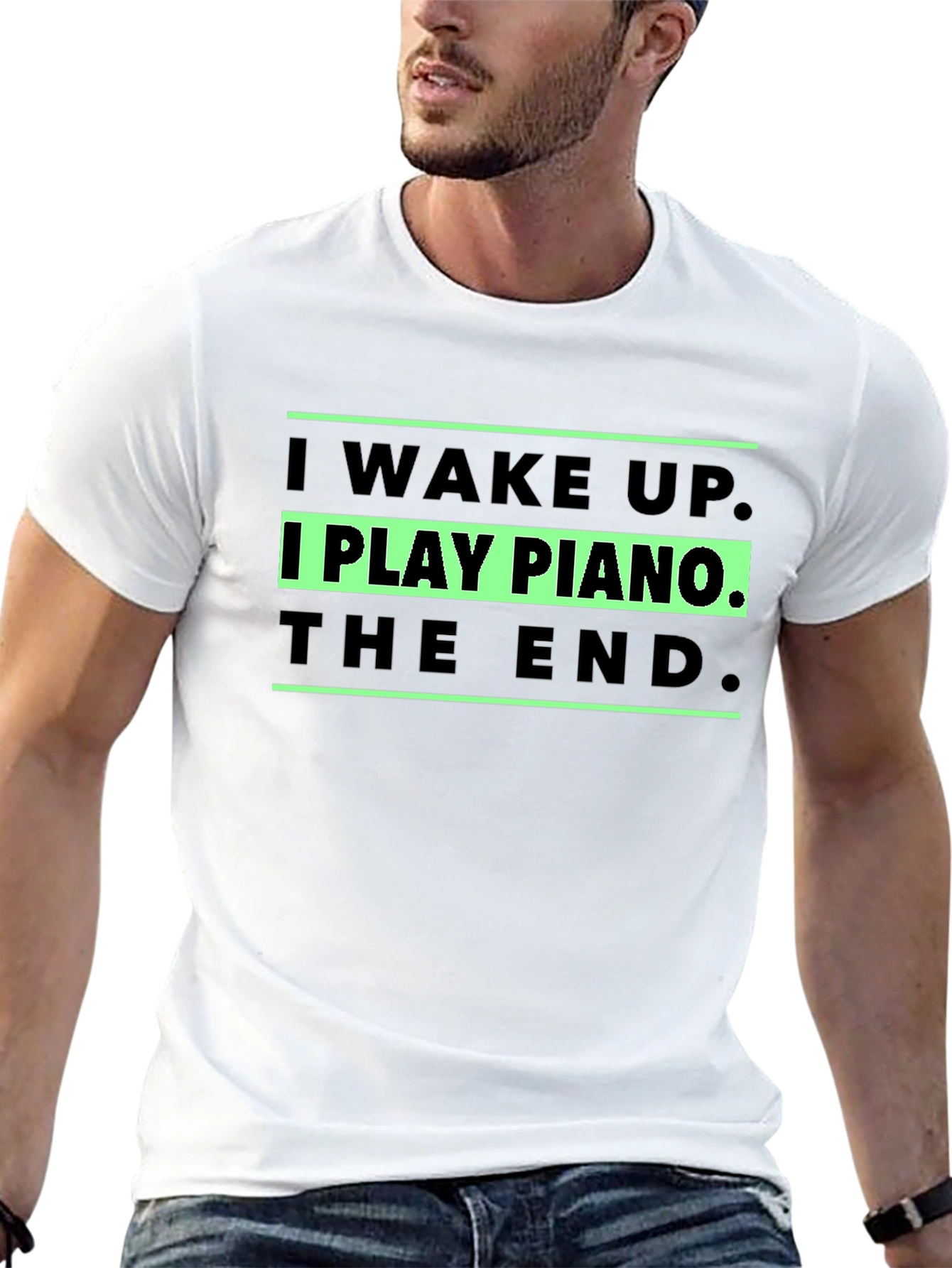 I Play Piano T-Shirt - Musician Gift