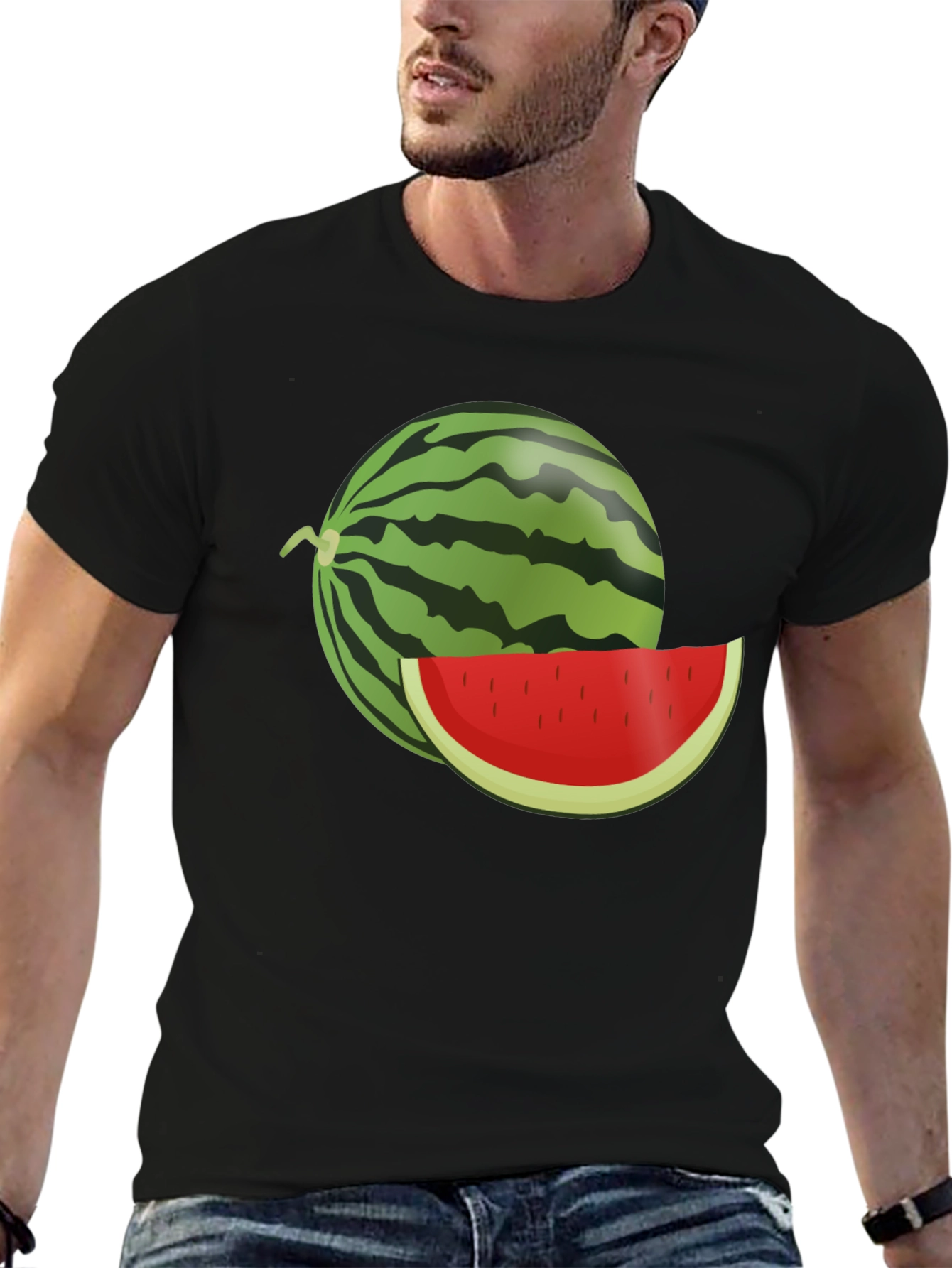 Watermelon Graphic T-Shirt - Summer Casual Wear