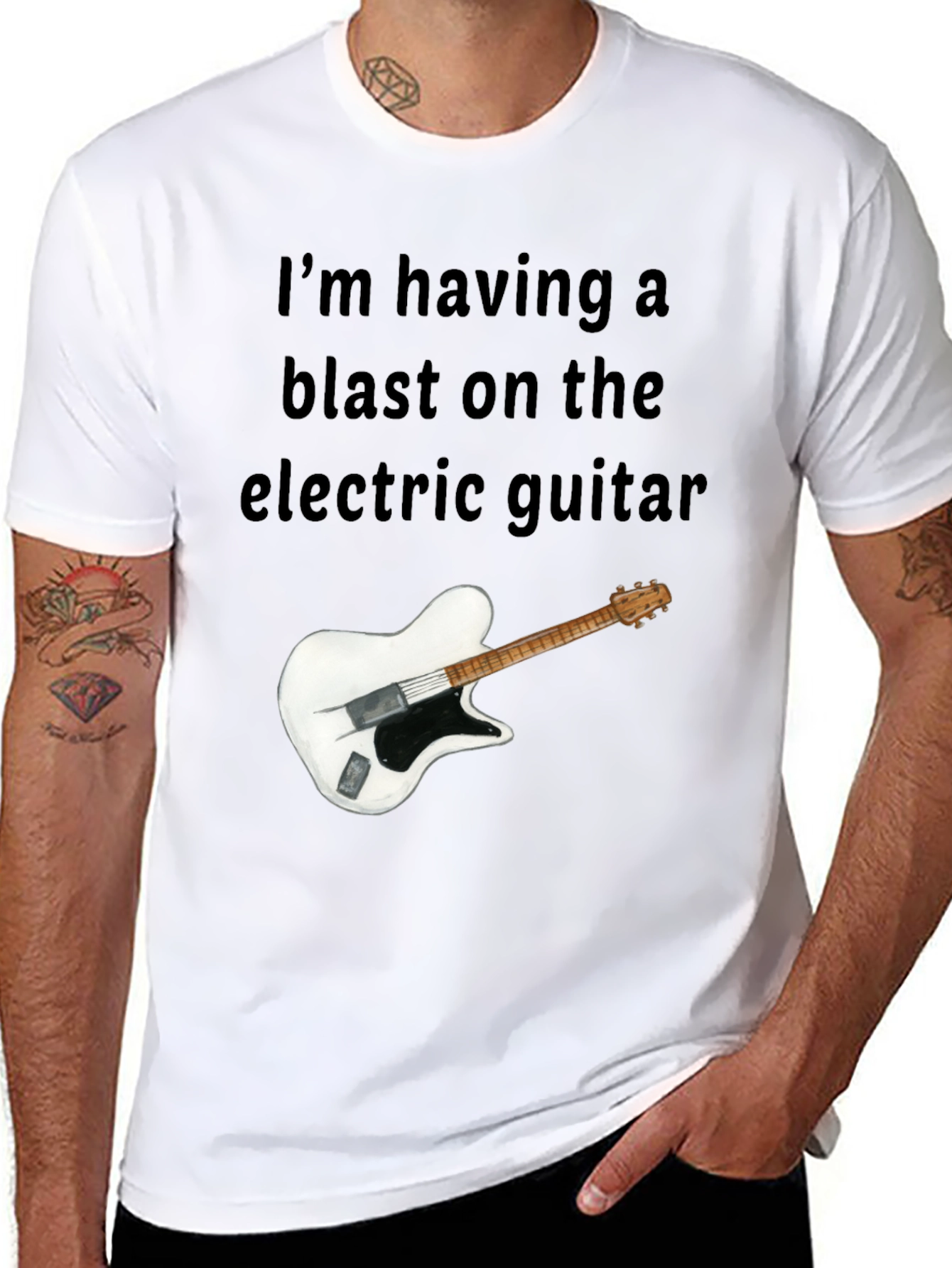 Electric Guitar T-Shirt - Musician Graphic Tee