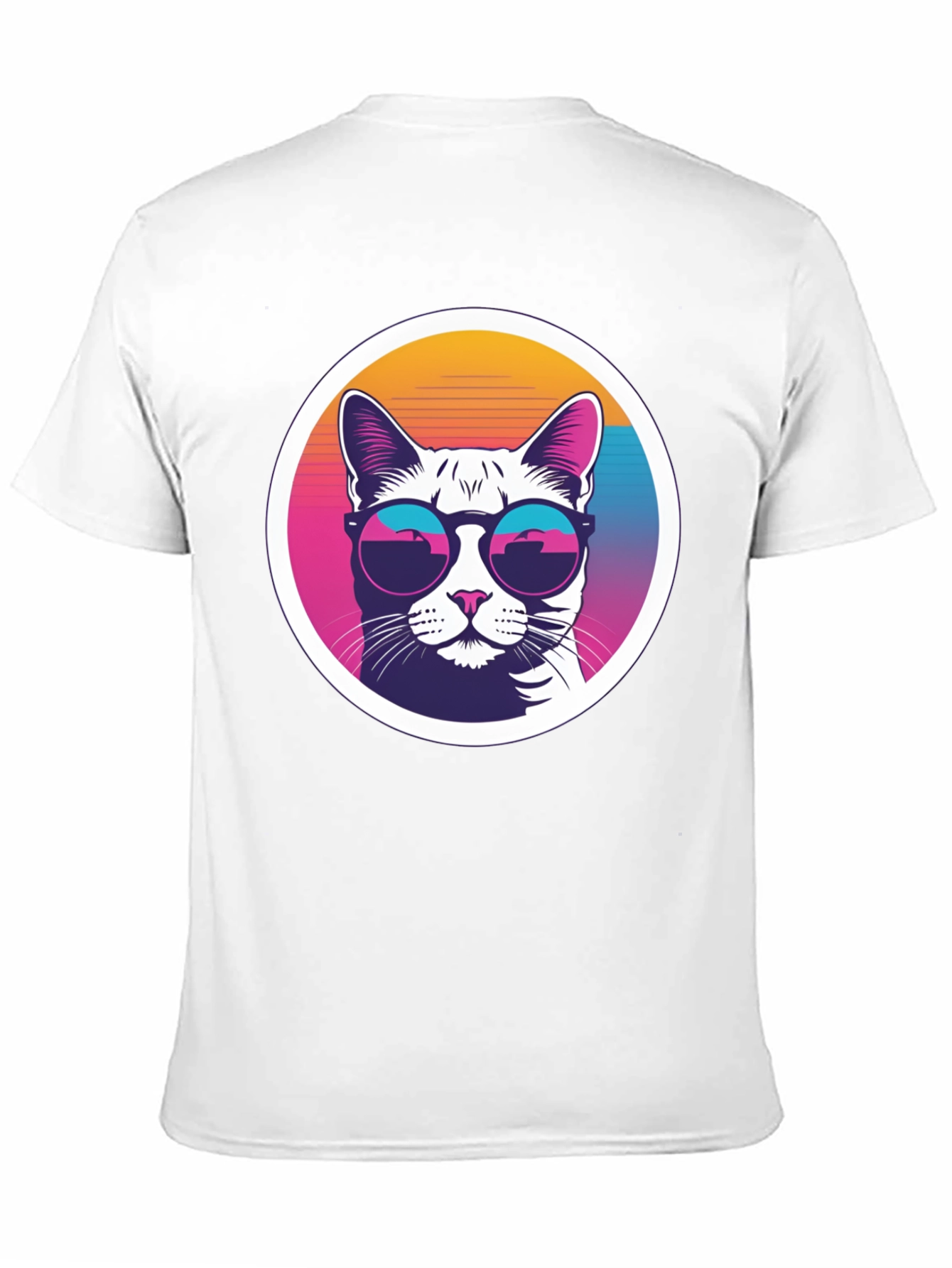 Cool Cat Tee - Retro Sunglasses Graphic T-Shirt