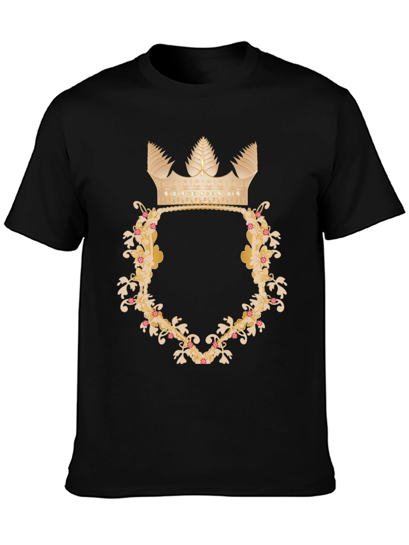 Floral Crown Graphic Tee - Royal Style