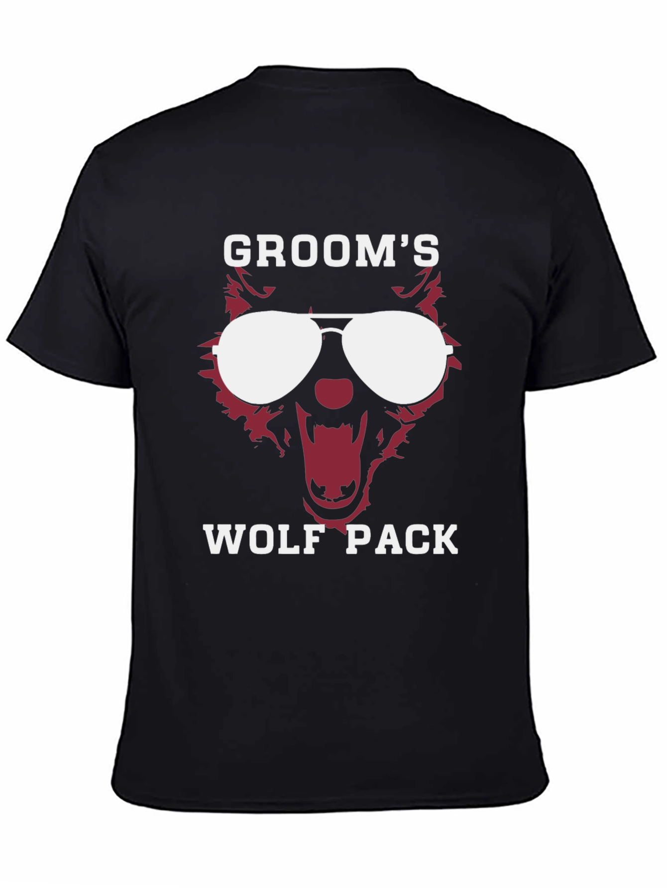 Grooms Wolf Pack Graphic Tee