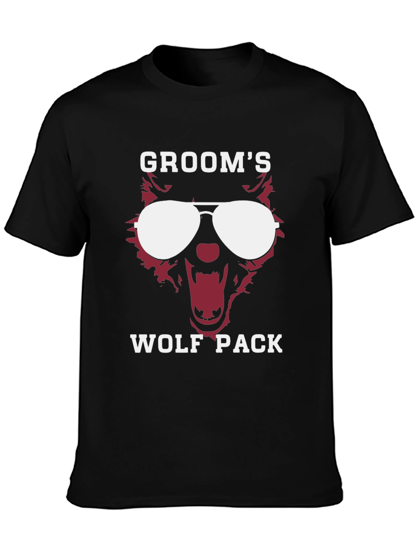 Grooms Wolf Pack Graphic Tee