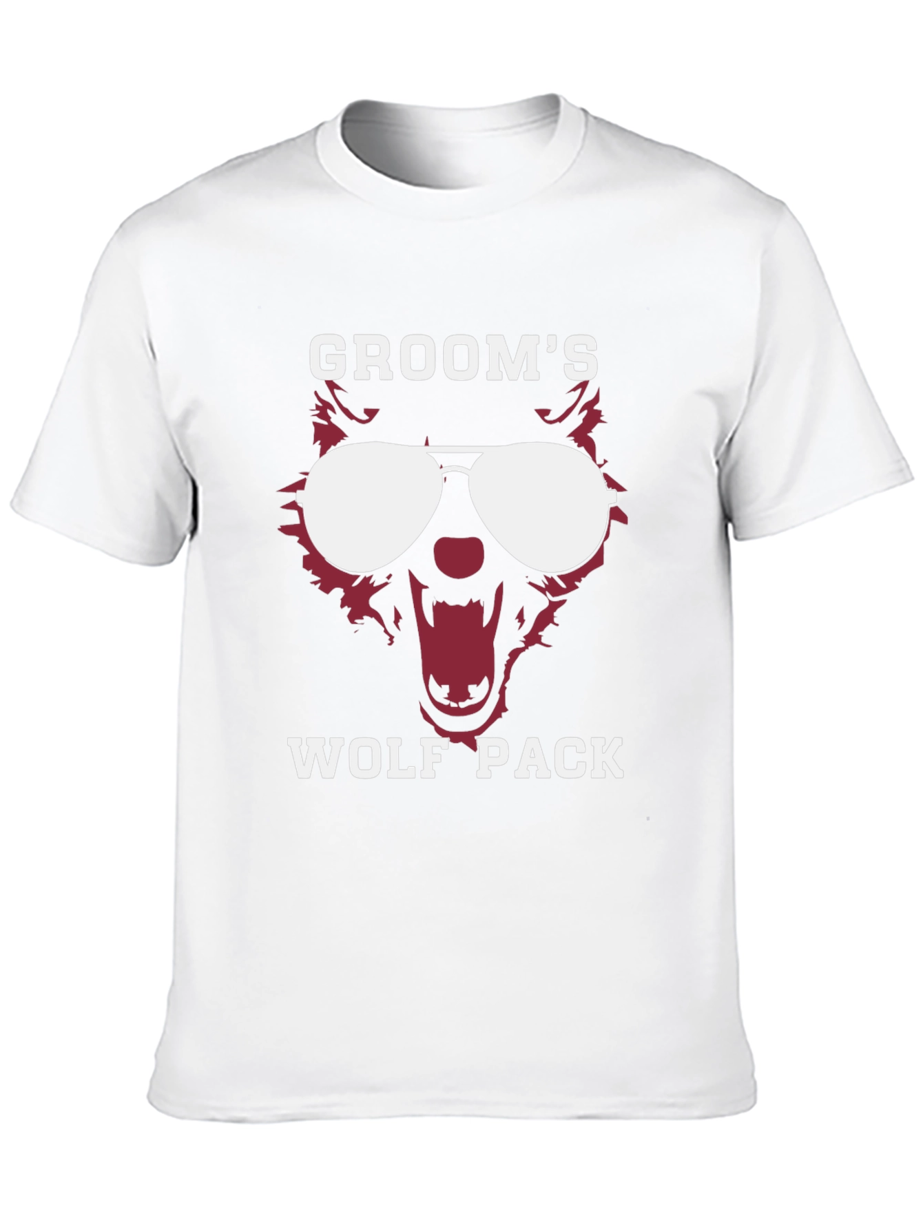 Grooms Wolf Pack Graphic Tee
