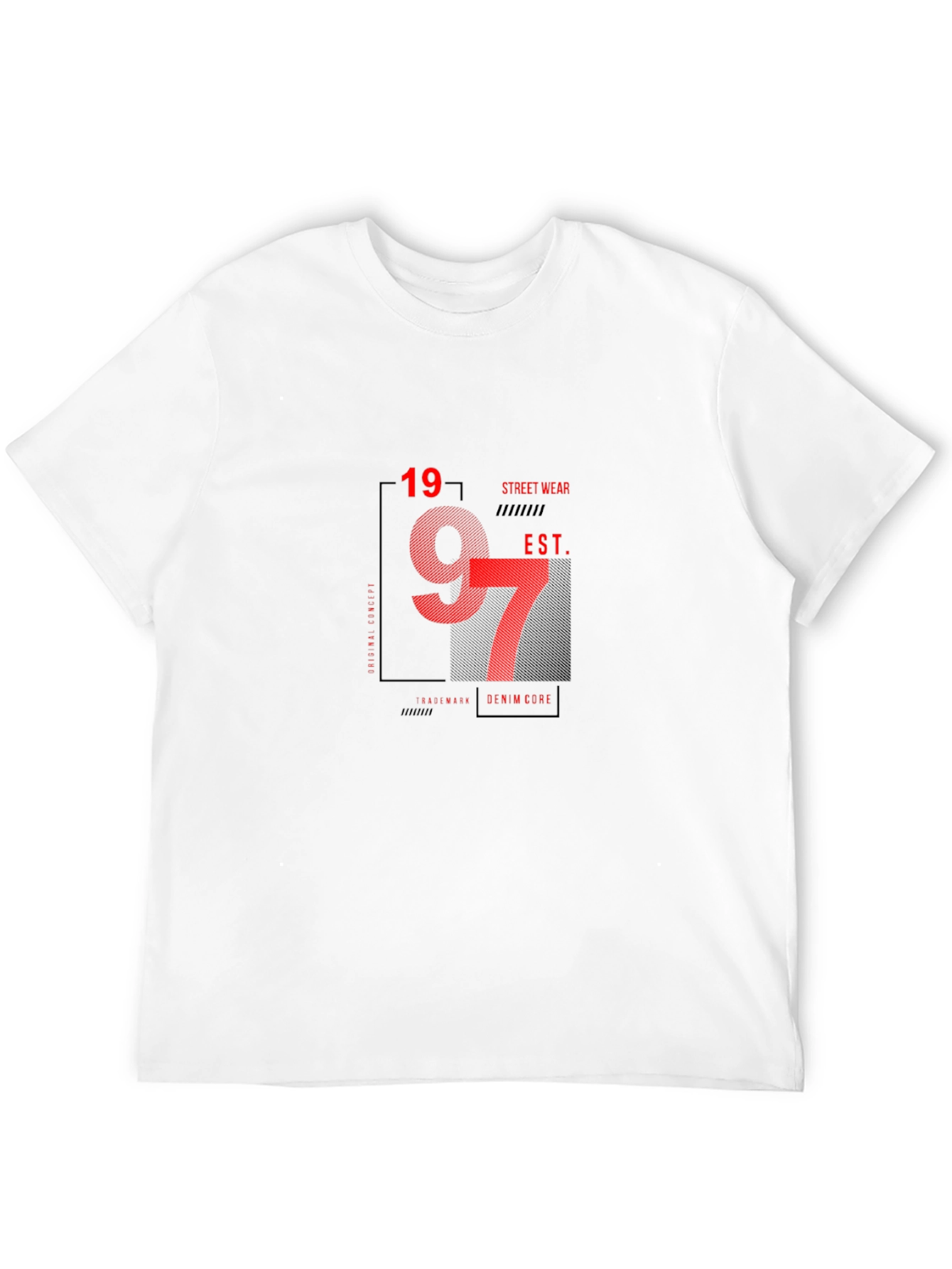 Stylish Black Graphic T-Shirt - 1997 Street Wear