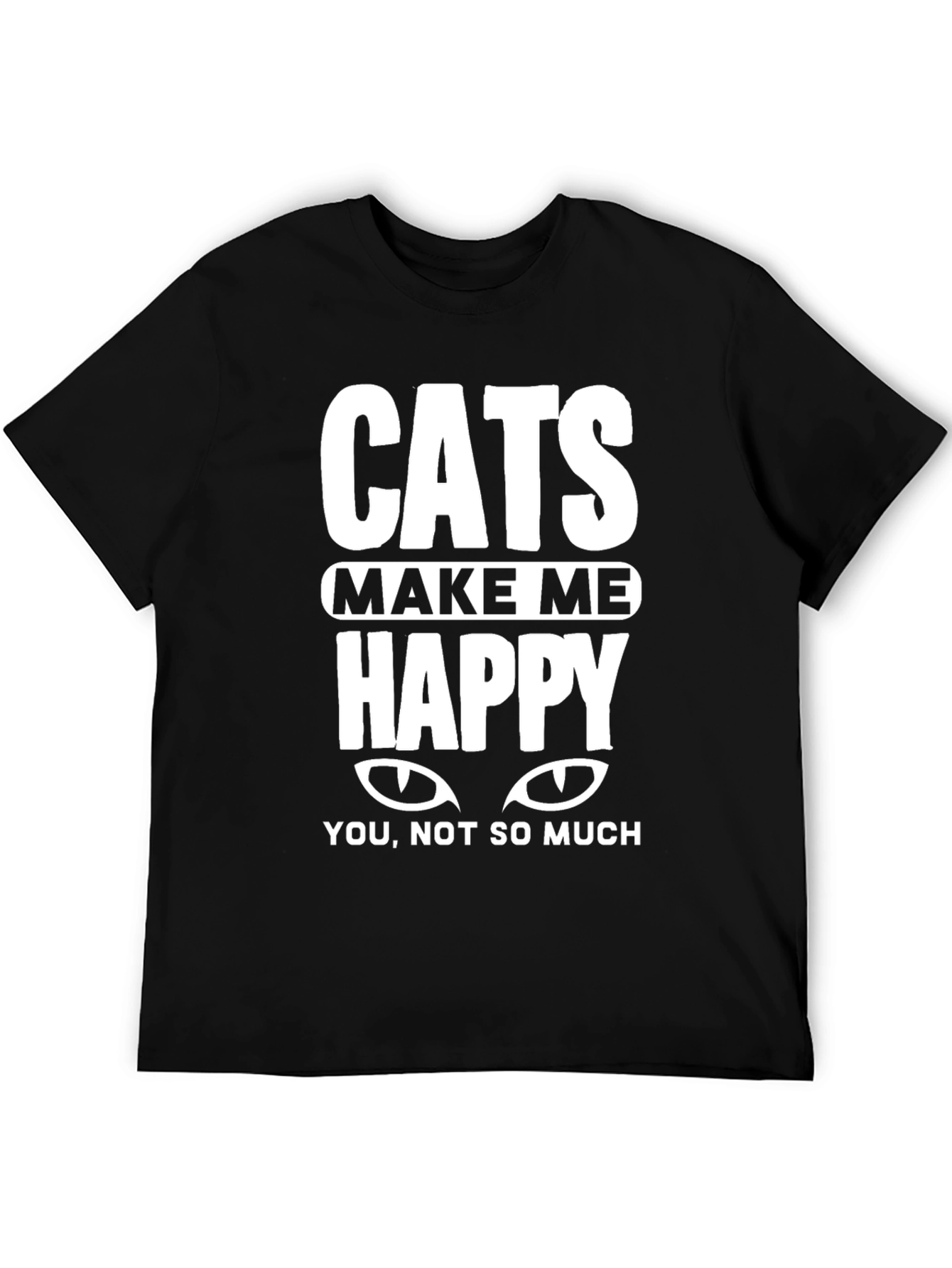 Cats Make Me Happy Tee