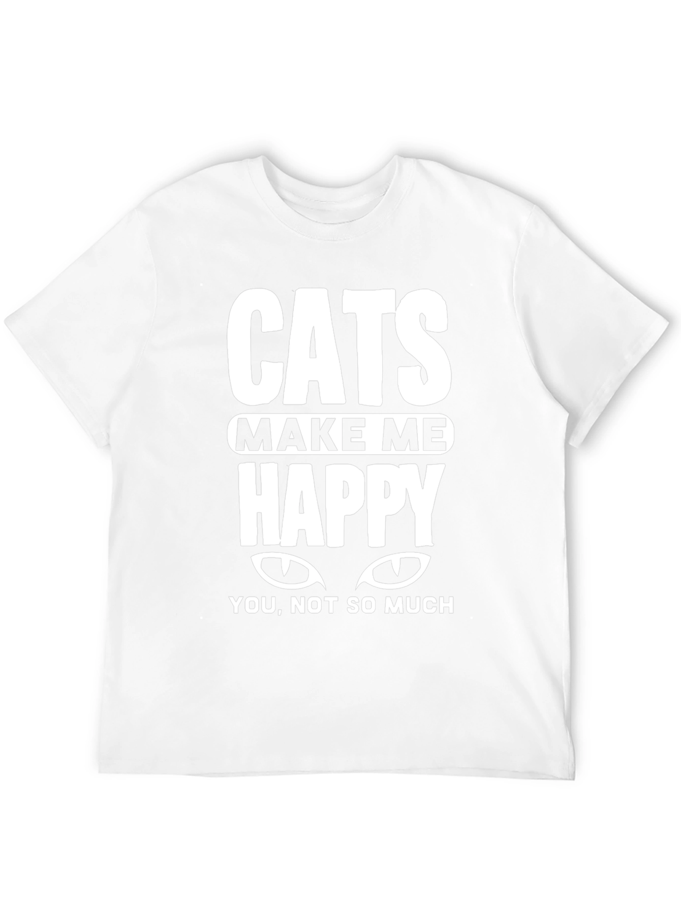 Cats Make Me Happy Tee
