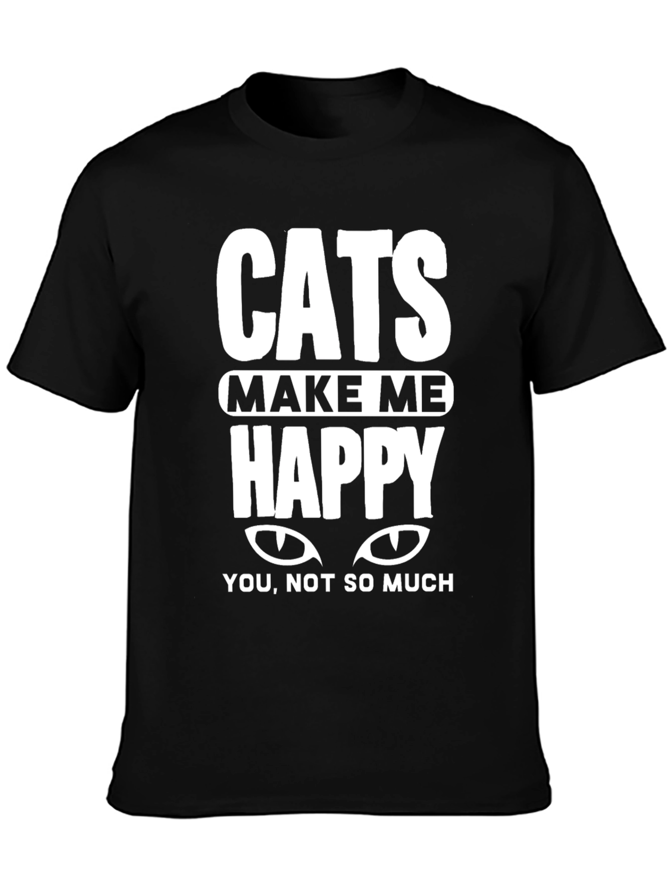 Cats Make Me Happy Tee