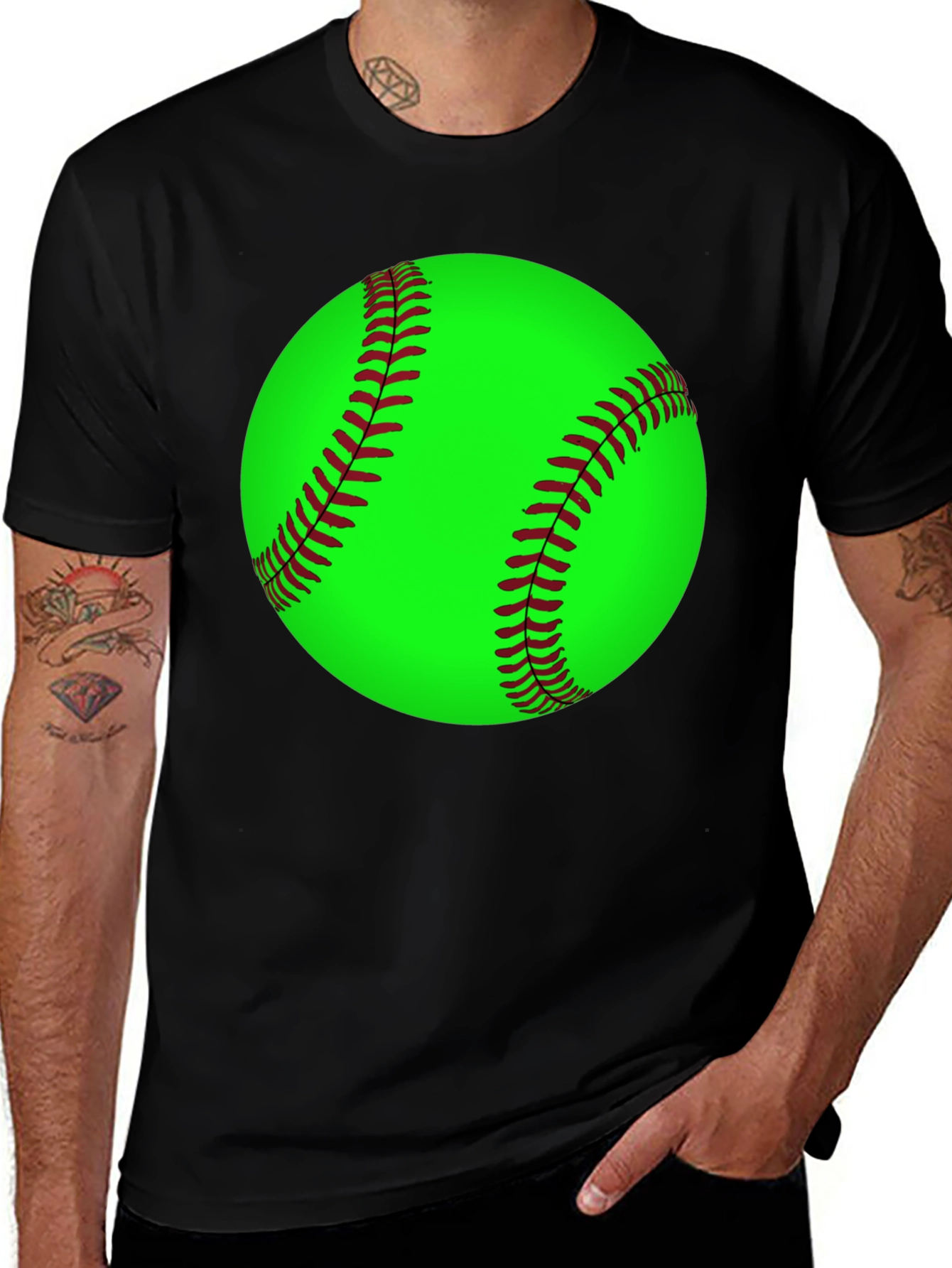 Neon Softball T-Shirt