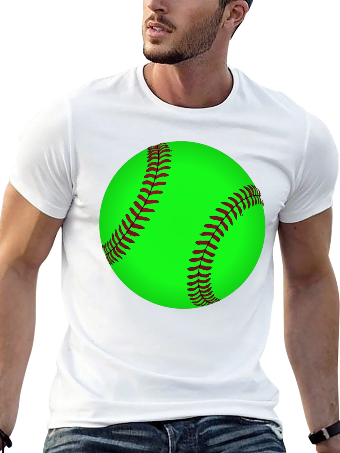 Neon Softball T-Shirt