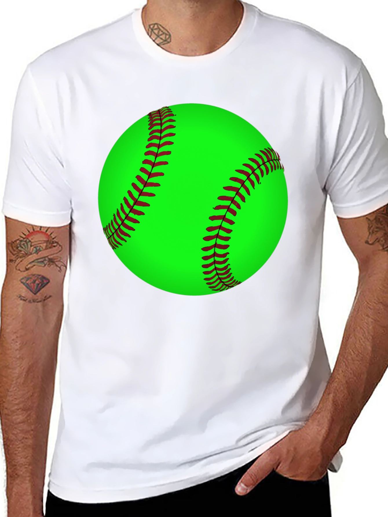 Neon Softball T-Shirt