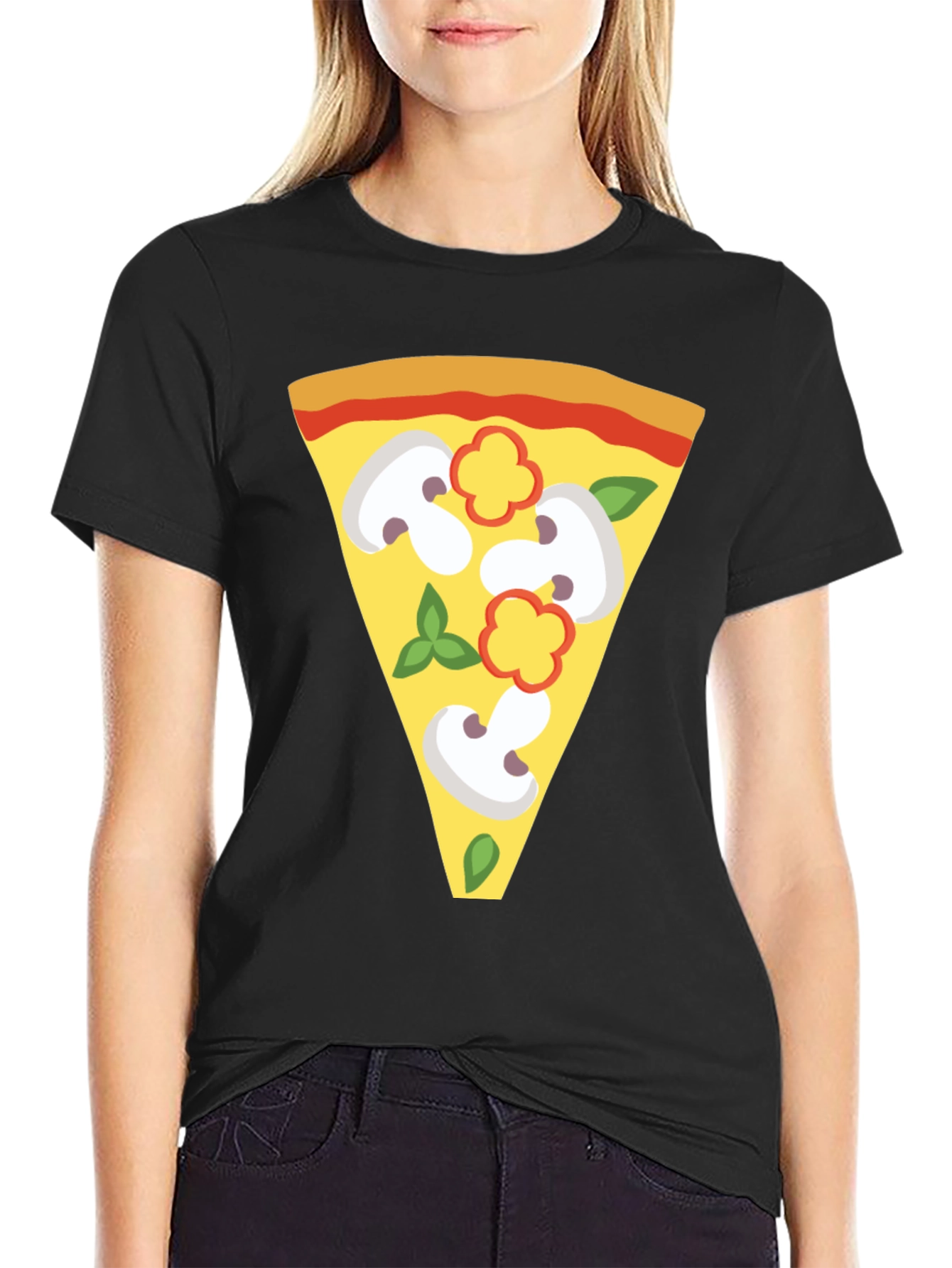Pizza Slice Graphic Tee - Unique Foodie T-Shirt