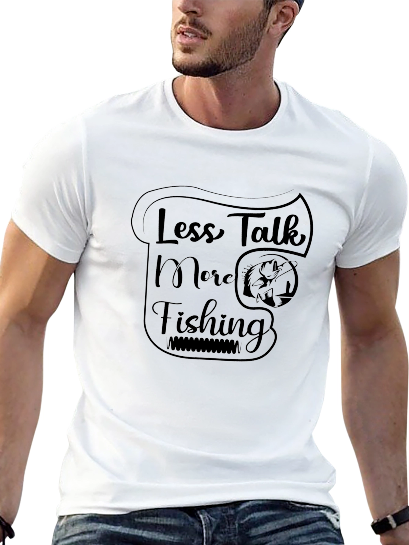 Less Talk More Fishing Graphic Tee