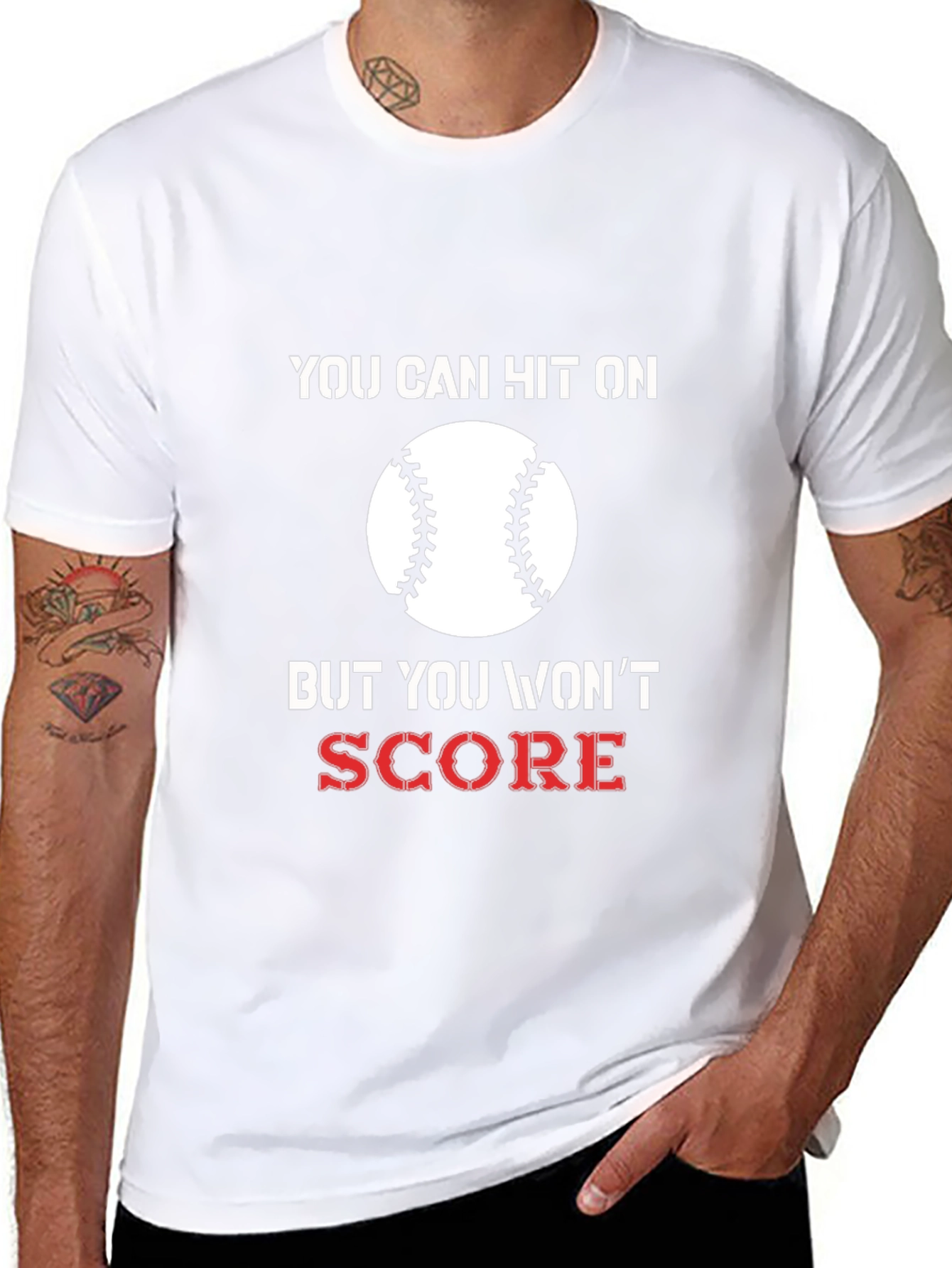You Can Hit On Baseball T-Shirt