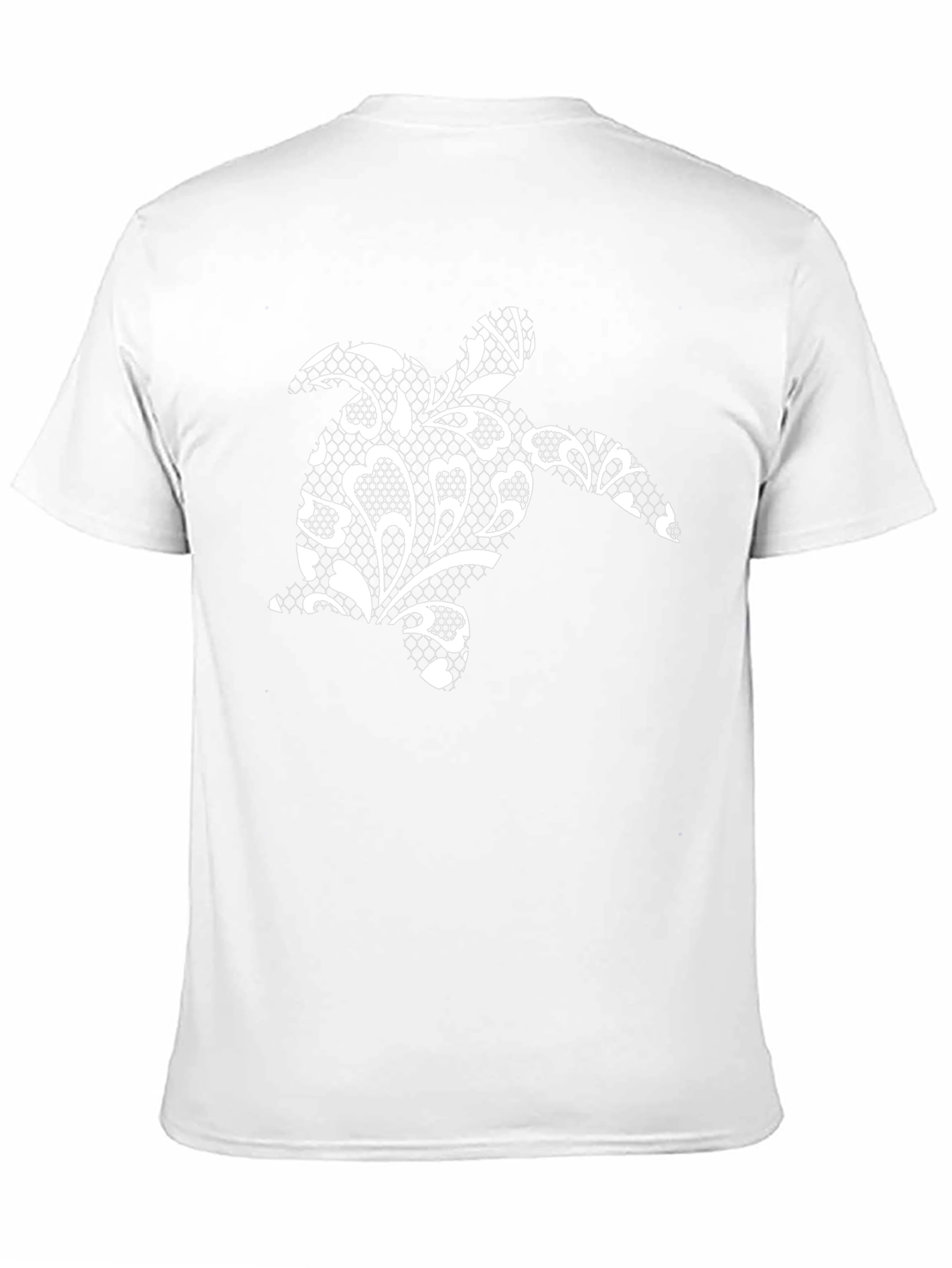 Sea Turtle Lace Print T-Shirt