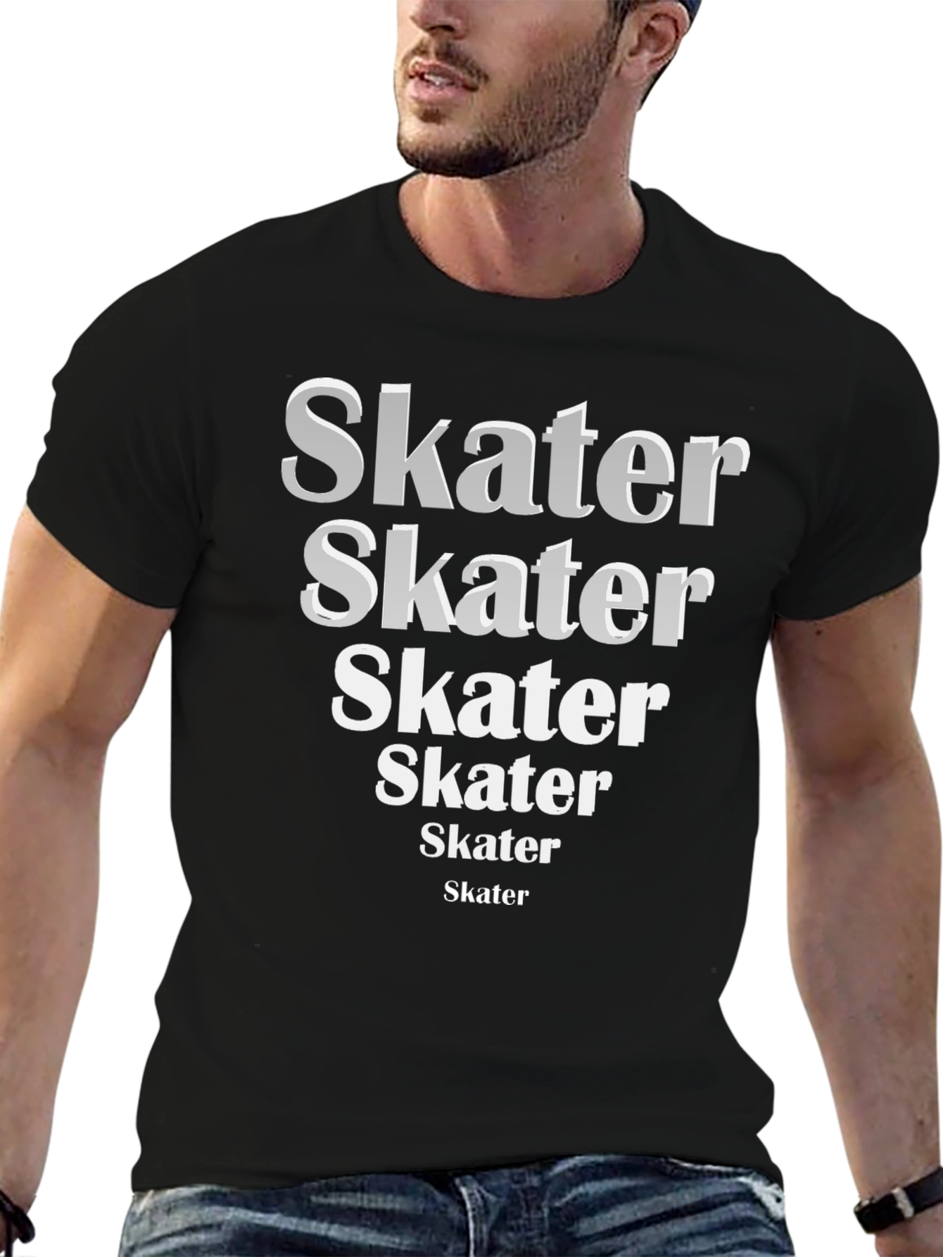 Skater Graphic Tee - Cool Skateboarder Style Shirt