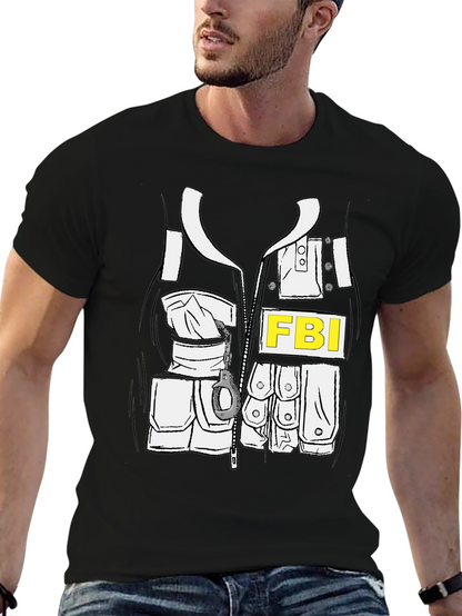 FBI Costume T-Shirt - Novelty Graphic Tee