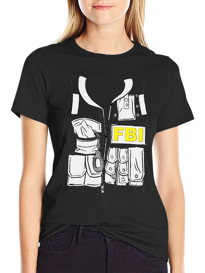 FBI Costume T-Shirt - Novelty Graphic Tee