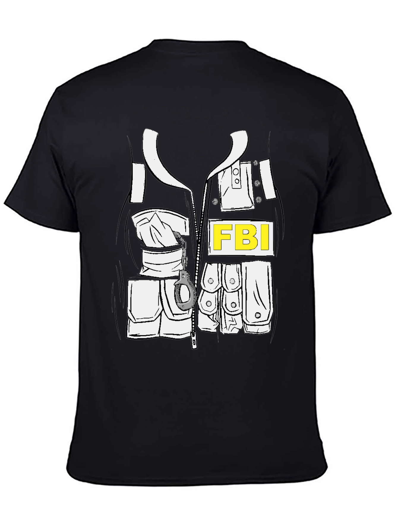 FBI Costume T-Shirt - Novelty Graphic Tee
