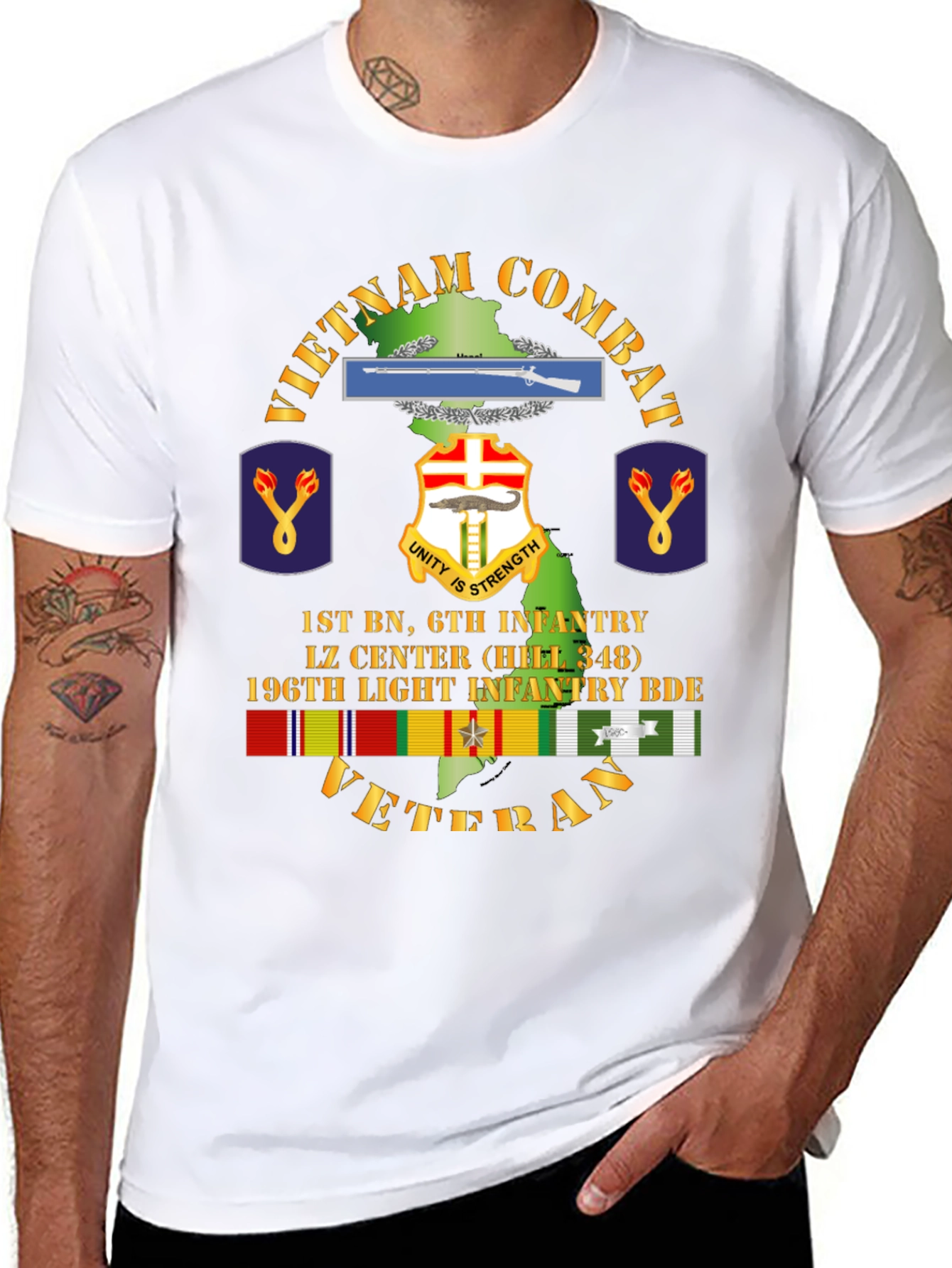 Vietnam Combat Veteran T-Shirt