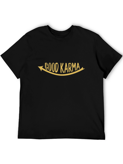 Good Karma Black Graphic T-Shirt - Unisex