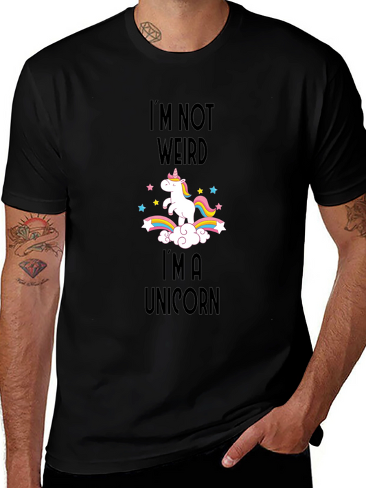 Im Not Weird Im a Unicorn Graphic T-Shirt