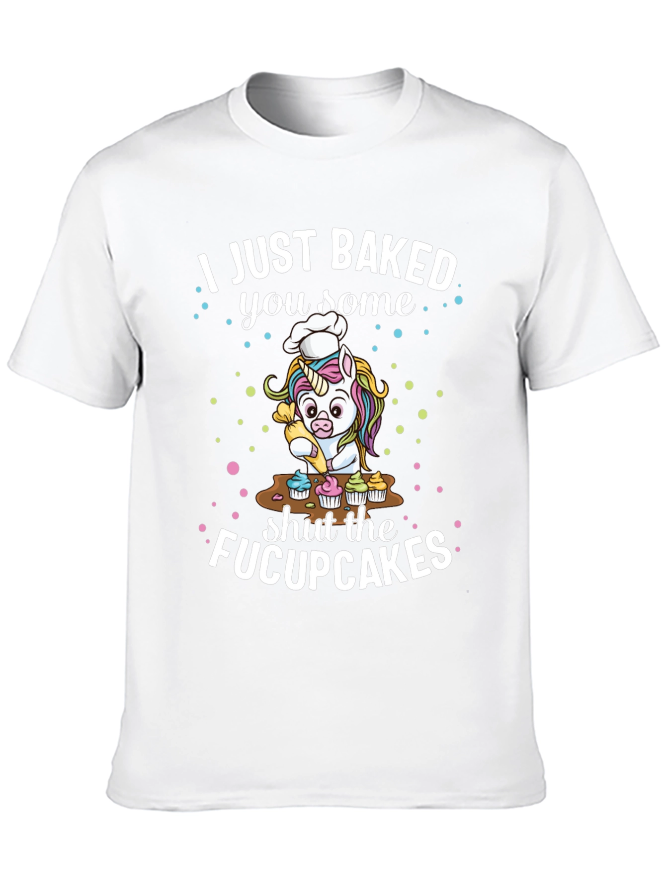 Funny Unicorn Baker Graphic Tee
