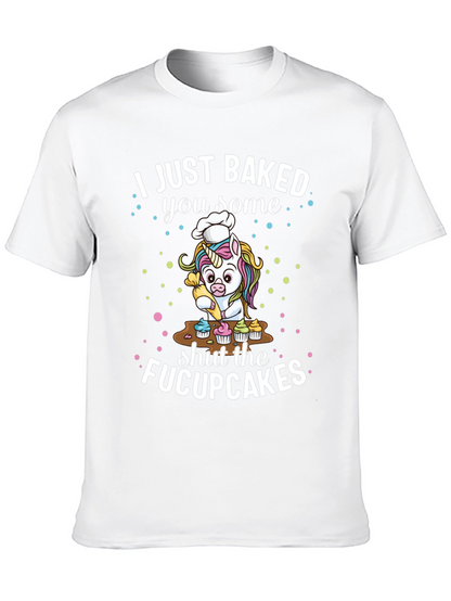 Funny Unicorn Baker Graphic Tee