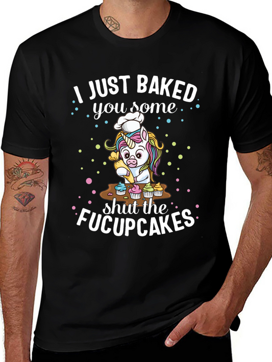 Funny Unicorn Baker Graphic Tee