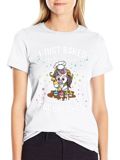 Funny Unicorn Baker Graphic Tee