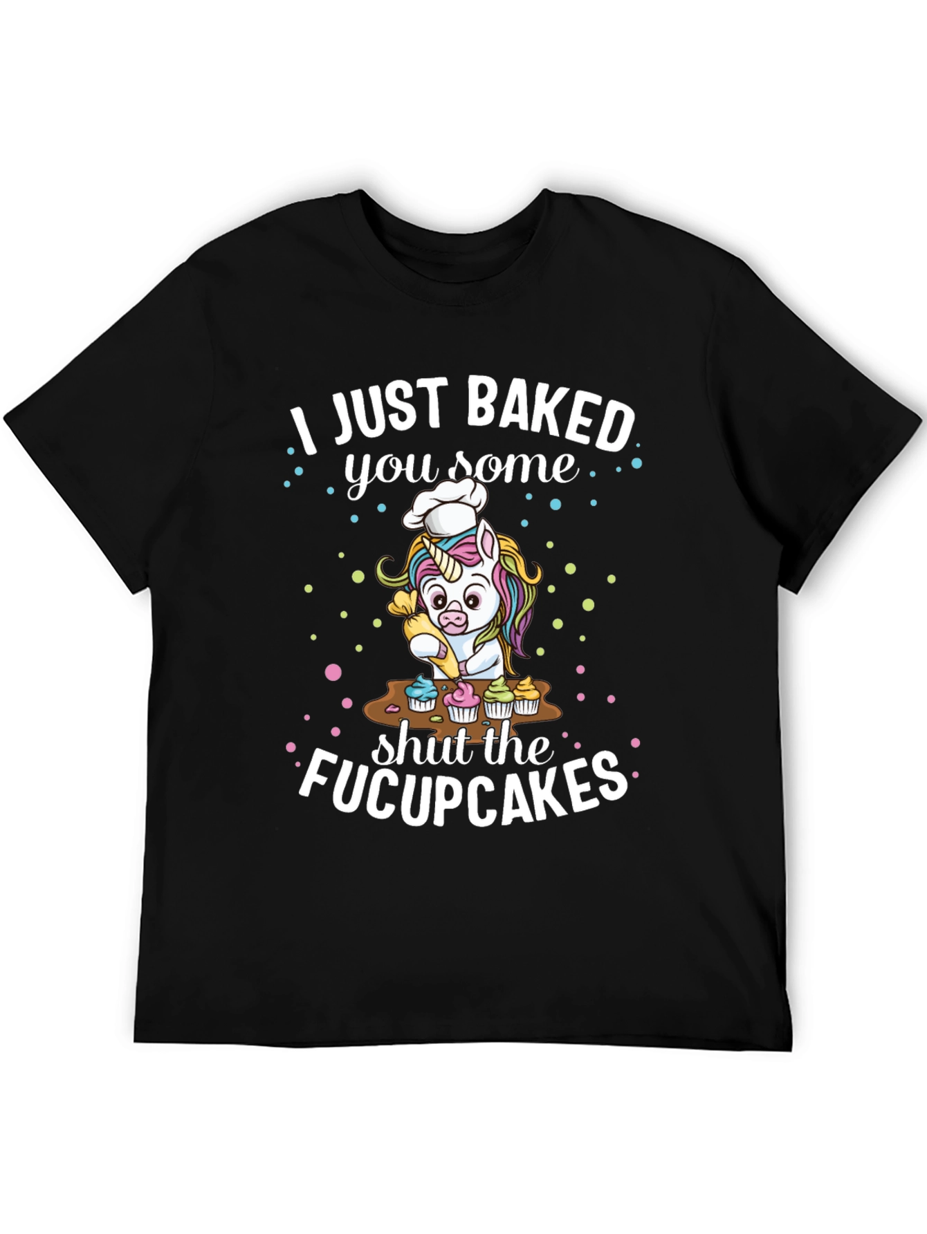 Funny Unicorn Baker Graphic Tee
