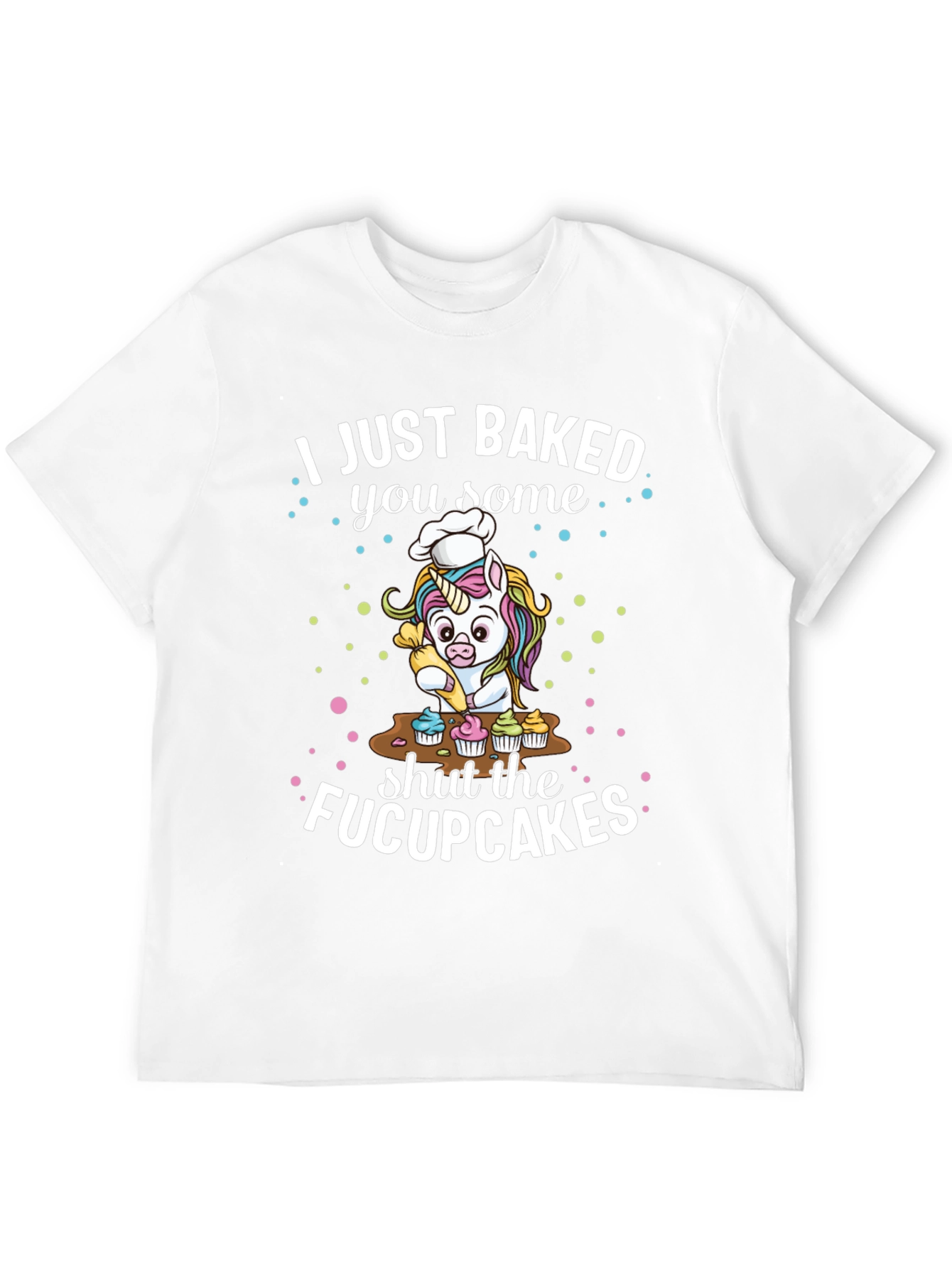 Funny Unicorn Baker Graphic Tee
