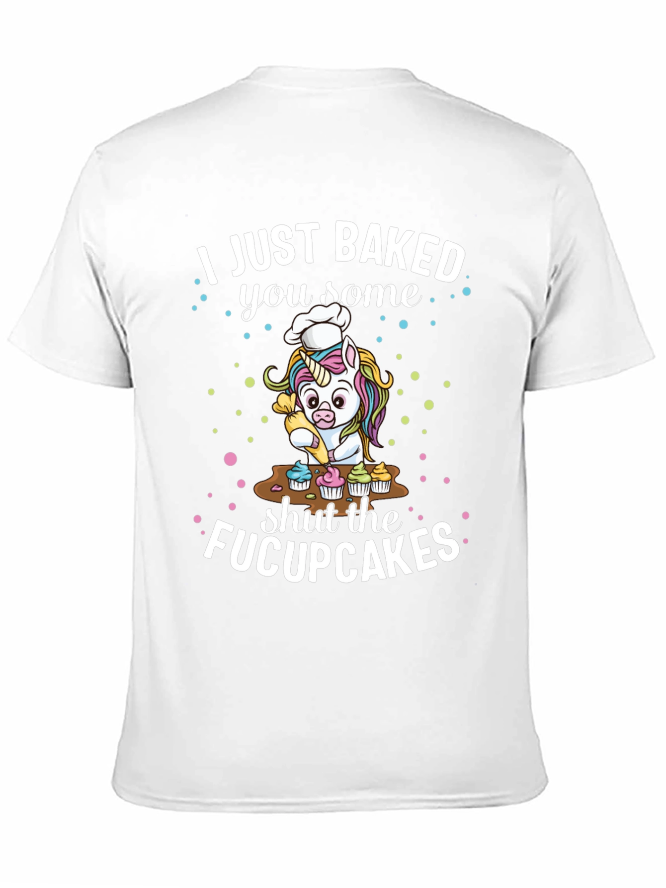 Funny Unicorn Baker Graphic Tee