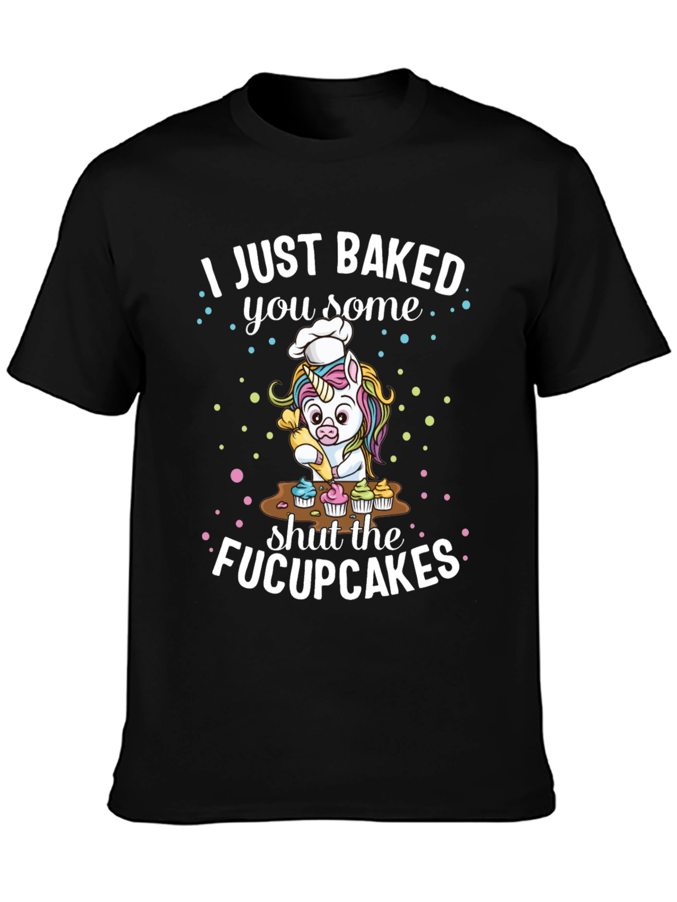 Funny Unicorn Baker Graphic Tee