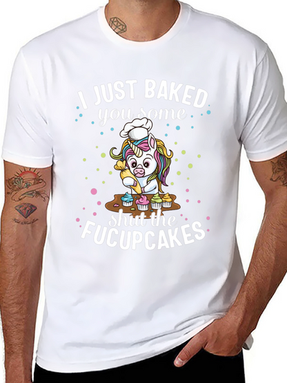 Funny Unicorn Baker Graphic Tee