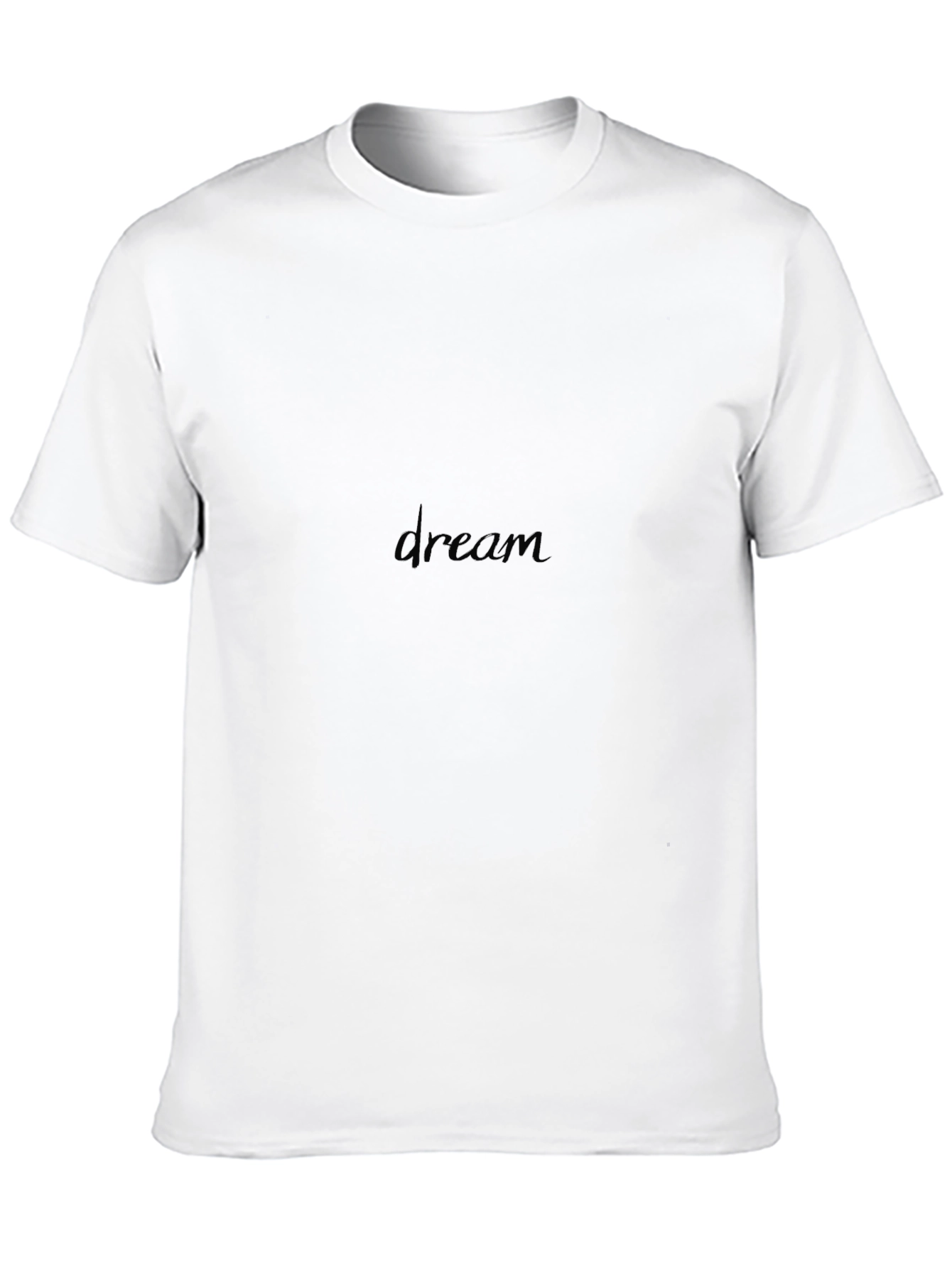Mens Black Dream Graphic T-Shirt - Casual Comfort
