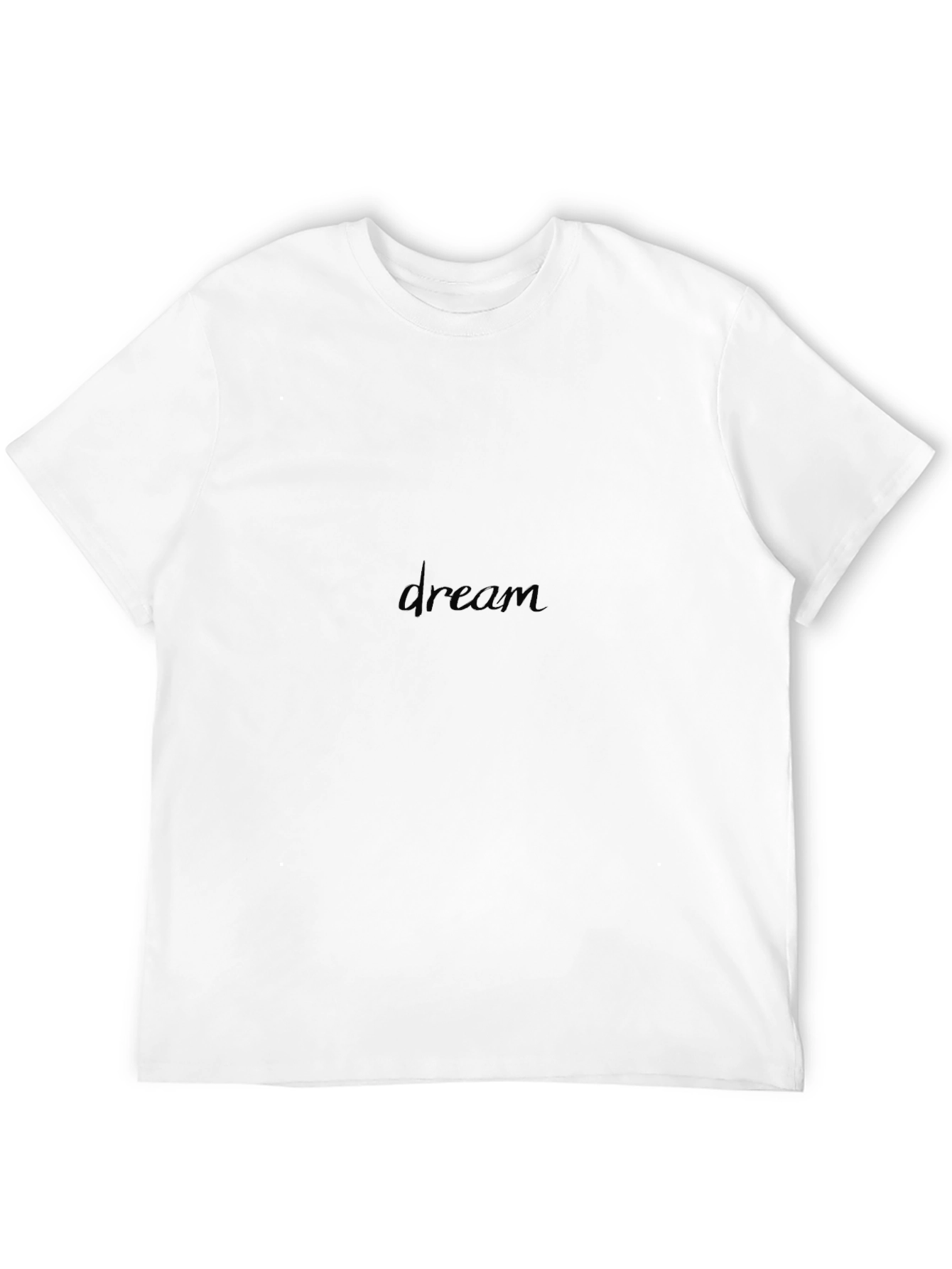 Mens Black Dream Graphic T-Shirt - Casual Comfort