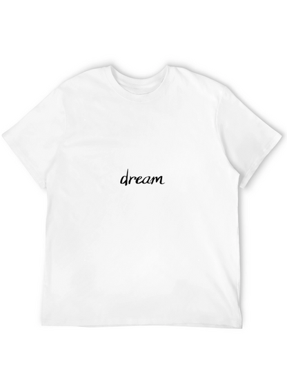 Mens Black Dream Graphic T-Shirt - Casual Comfort