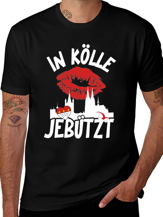 In Kölle Jebutzt T-Shirt - Cologne Kiss Tee