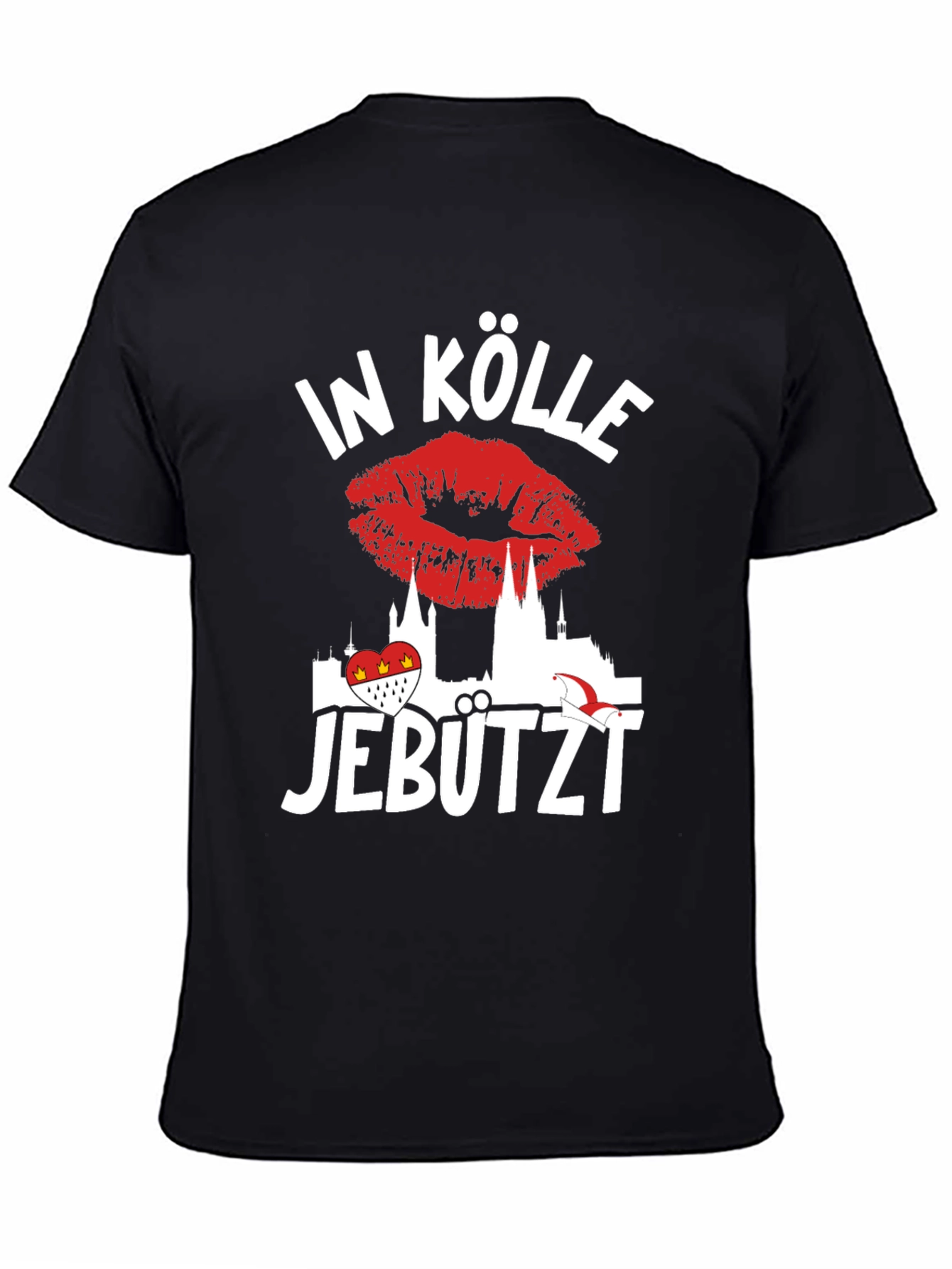 In Kölle Jebutzt T-Shirt - Cologne Kiss Tee
