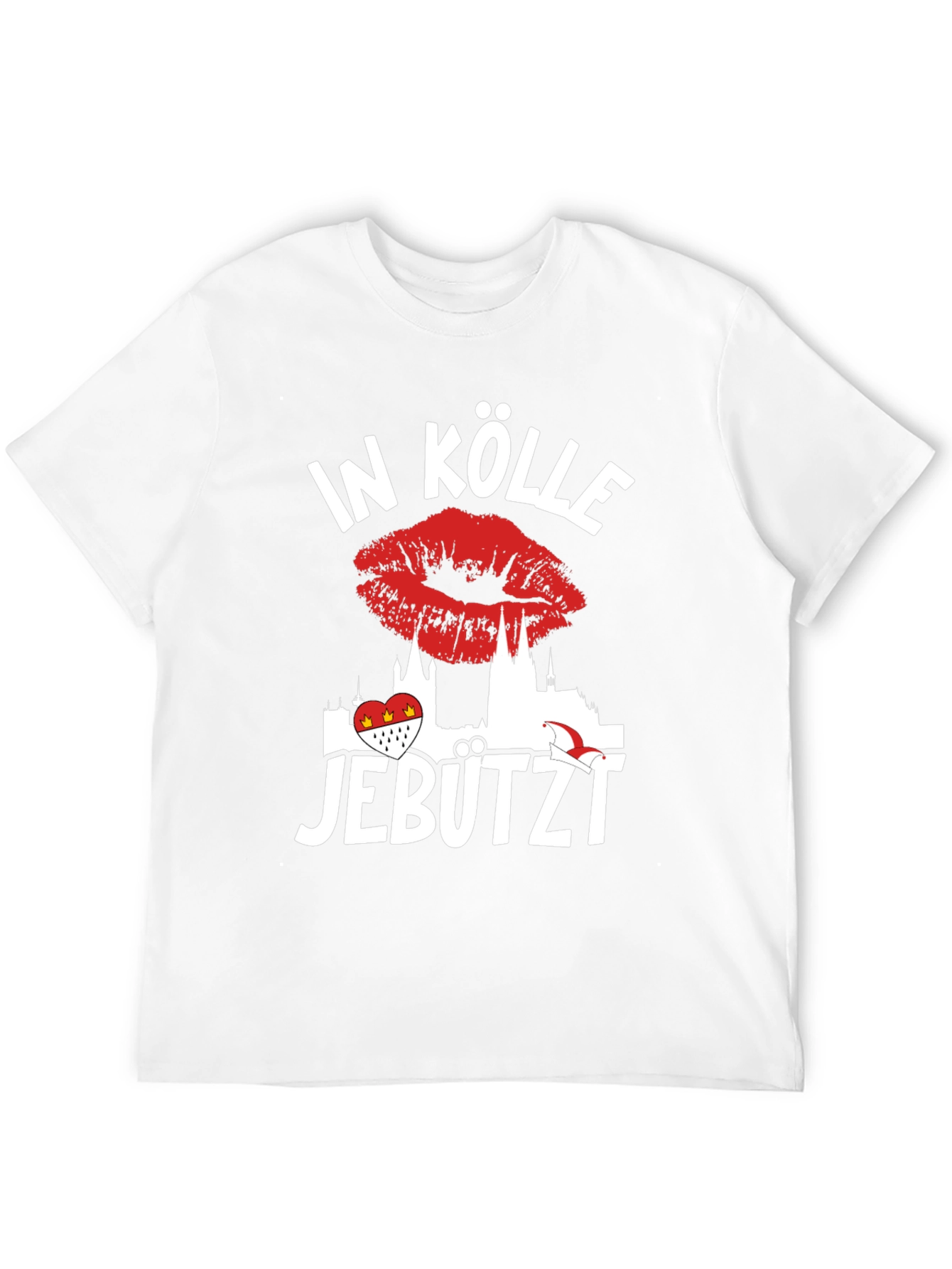 In Kölle Jebutzt T-Shirt - Cologne Kiss Tee