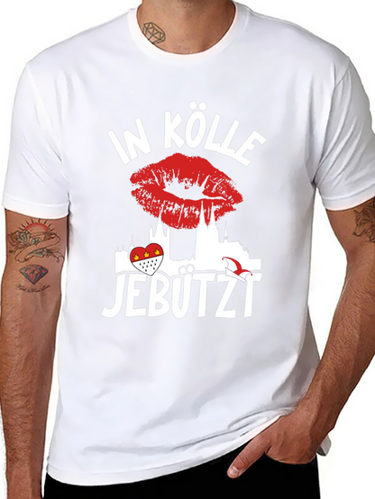 In Kölle Jebutzt T-Shirt - Cologne Kiss Tee