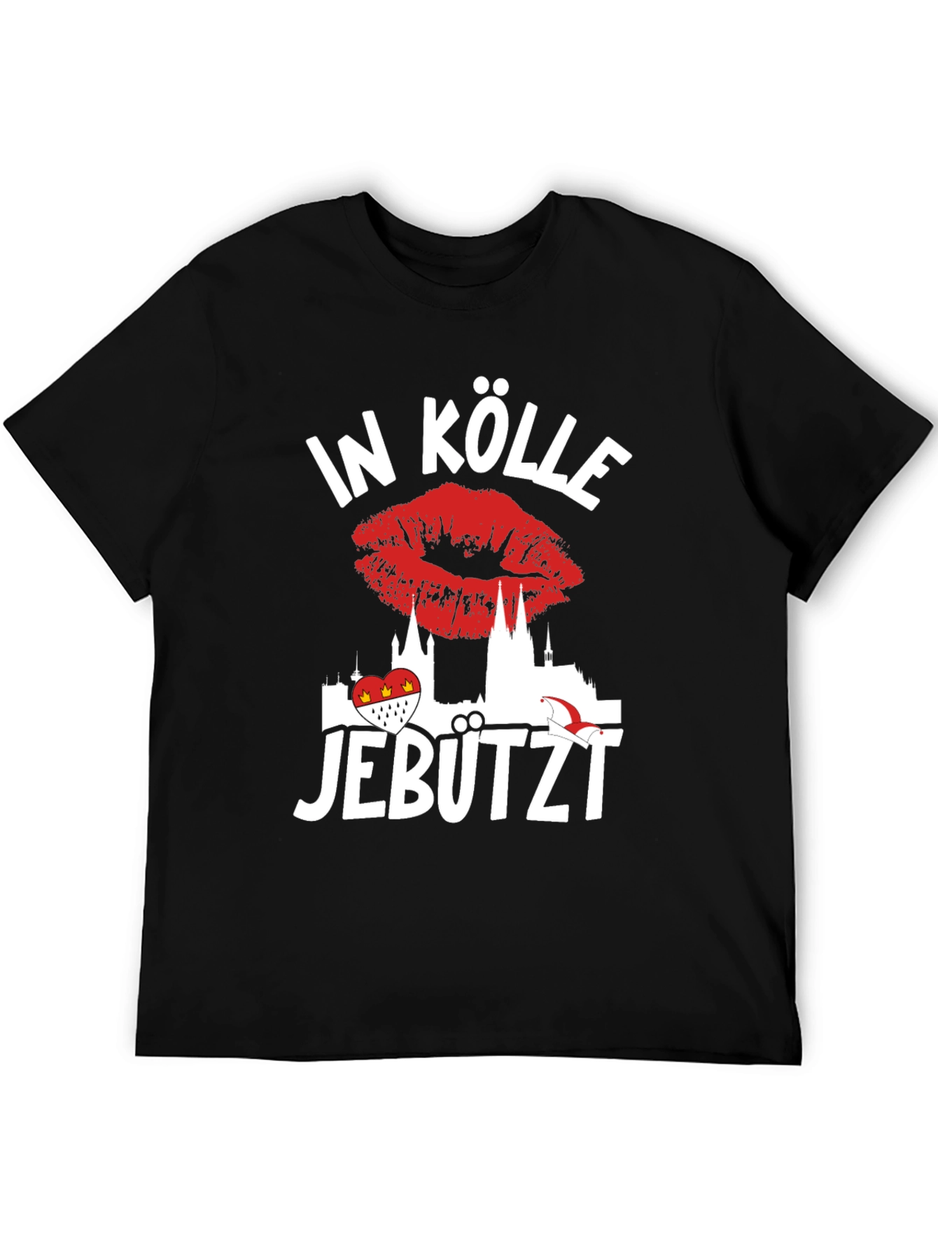 In Kölle Jebutzt T-Shirt - Cologne Kiss Tee