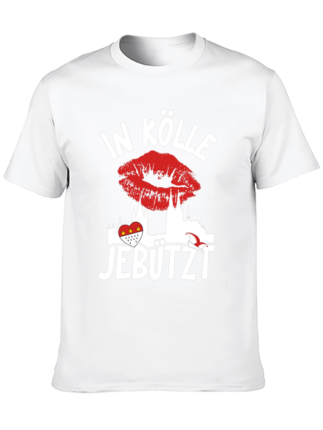 In Kölle Jebutzt T-Shirt - Cologne Kiss Tee