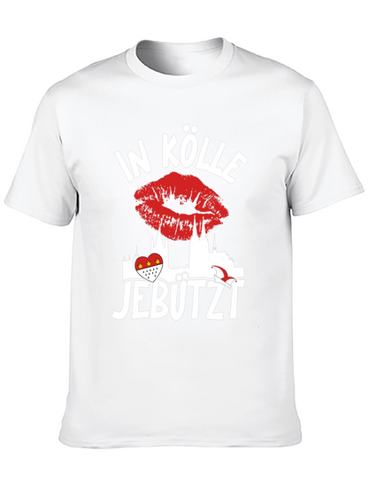 In Kölle Jebutzt T-Shirt - Cologne Kiss Tee