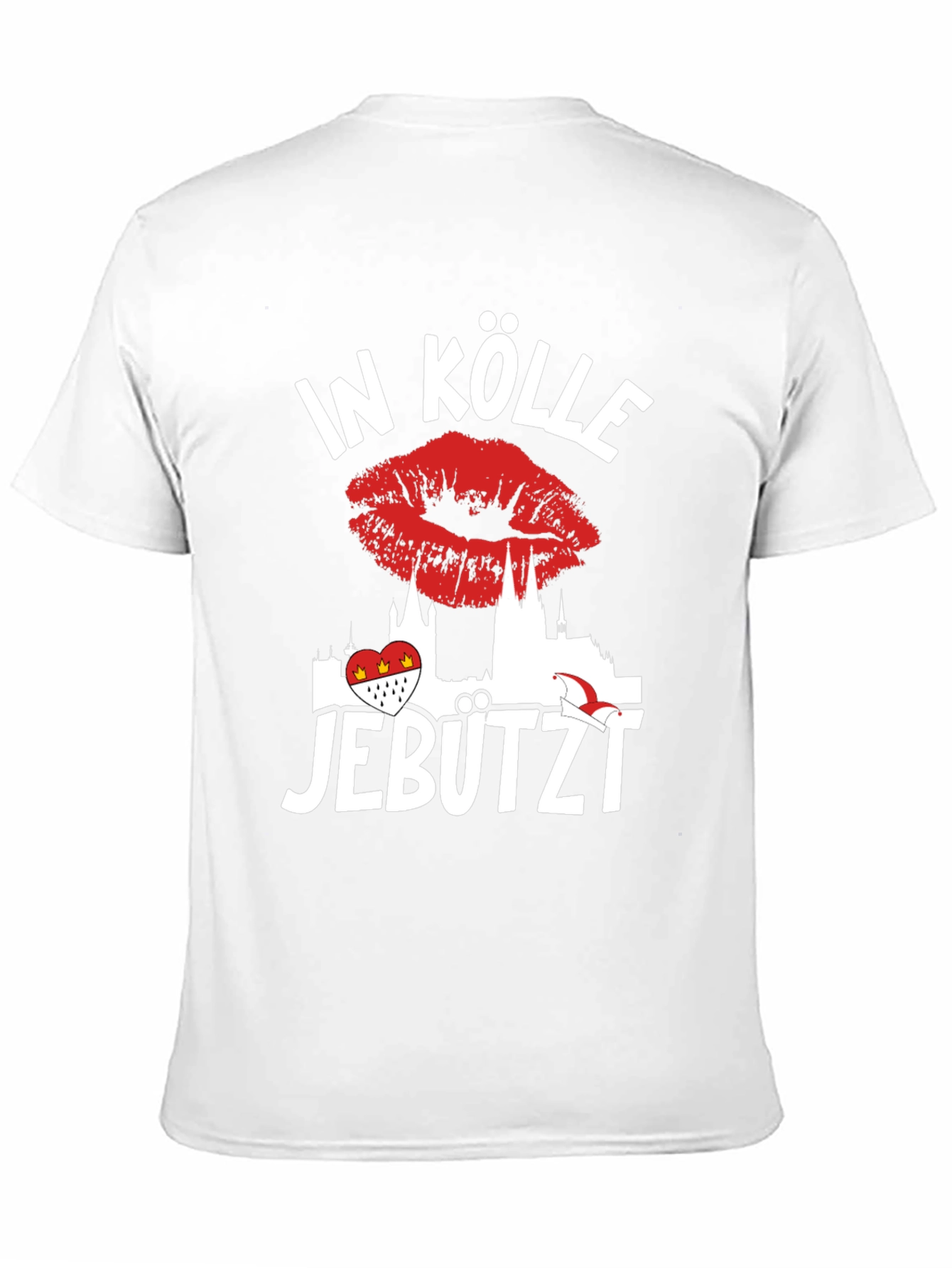In Kölle Jebutzt T-Shirt - Cologne Kiss Tee